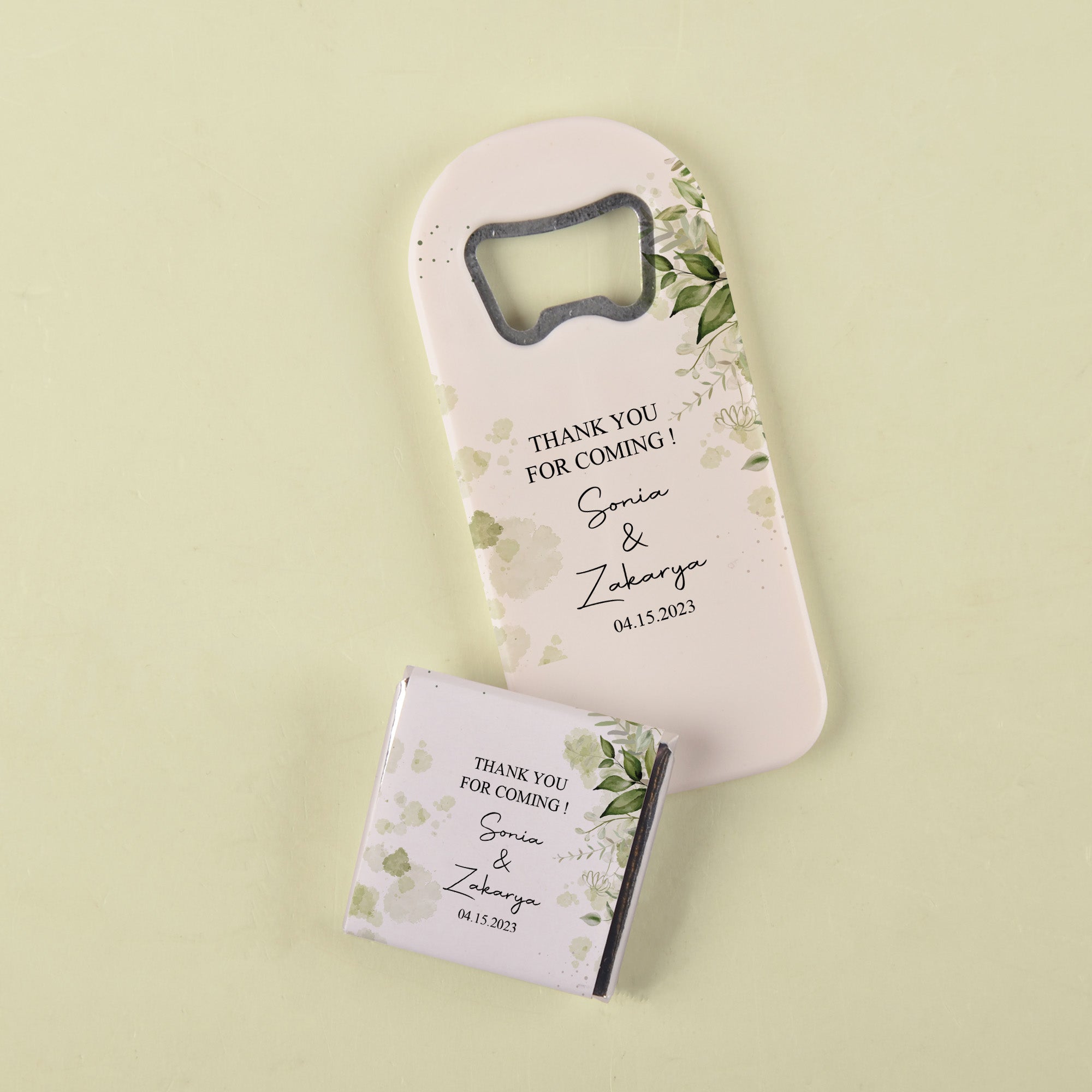 Wedding Chocolate + Bottle Opener (20 pcs)