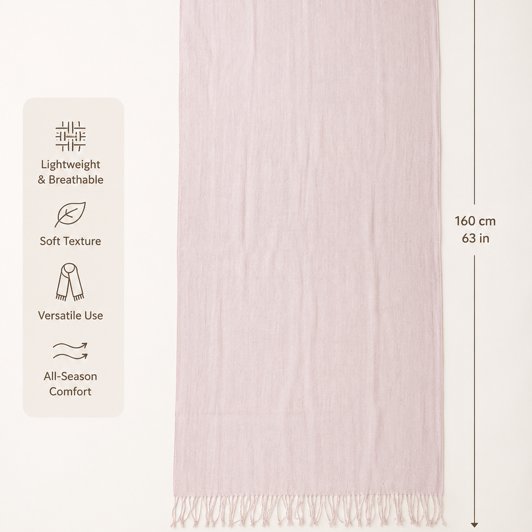 Set of 10 Pashmina Shawls and Wraps in Bulk – Soft Wedding Favors, Bridal Party & Guest Gifts with 'Thank You' Design