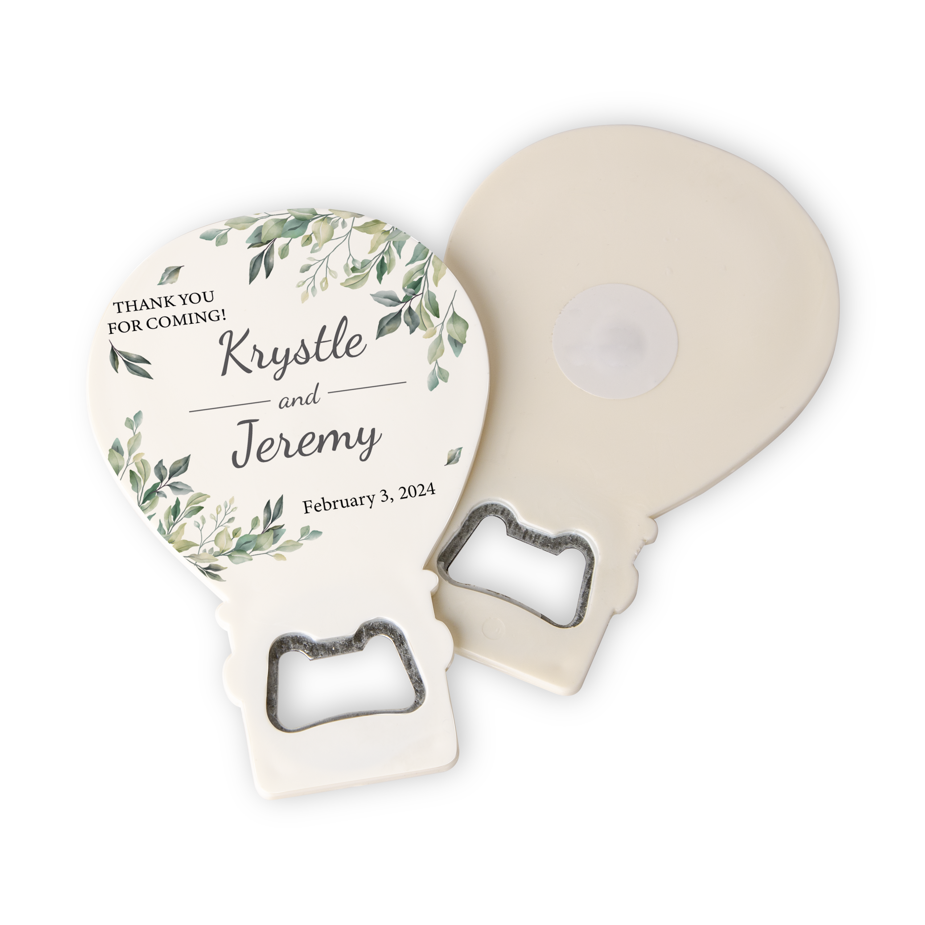 Wedding Favors Balloon Bottle Opener Magnet (20 pcs)