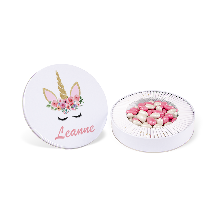 Girl Baby Chocolate -  (Metal Box, 70 pcs  Chocolates + 400 gr Dragee)