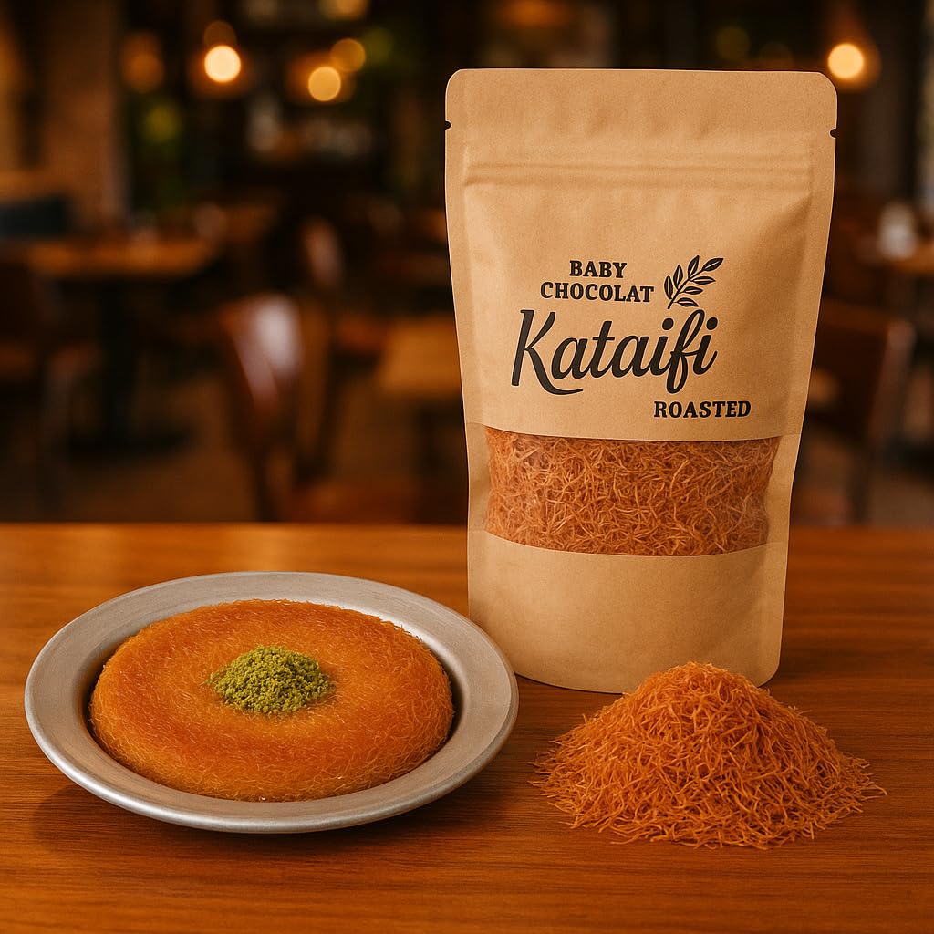 Roasted Kataifi Shredded Filo Dough – Kadayif for Dubai Chocolate Bar, Dubai Chocolate Filling Ingredient