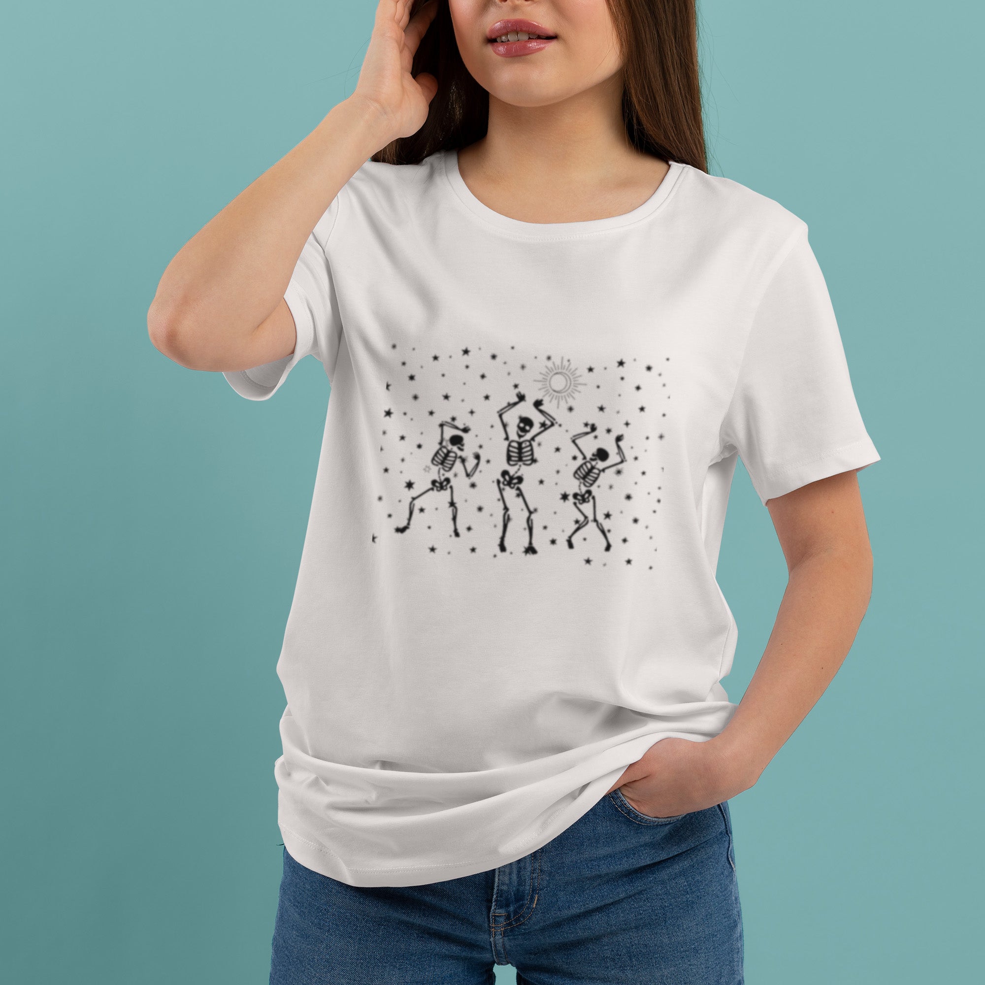 Halloween Dancing Skeleton Unisex T-shirt