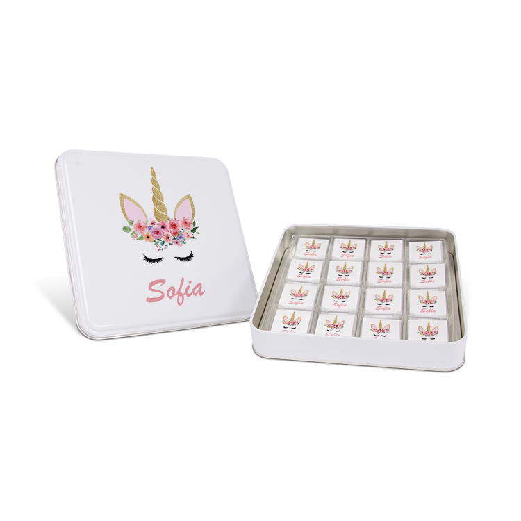 Girl Baby Chocolate -  (Metal Box, 48 Chocolates)