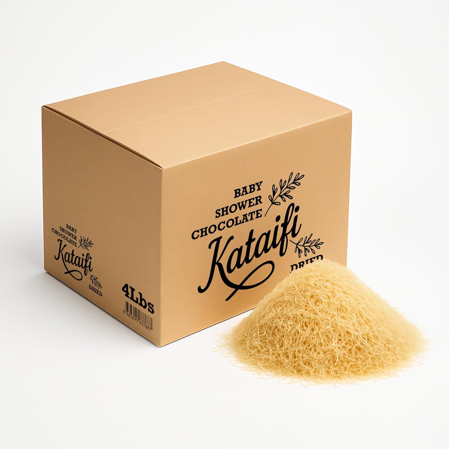 Dried Kataifi Shredded Filo Dough – Kadayif for Dubai Chocolate Bar, Dubai Chocolate Filling Ingredient