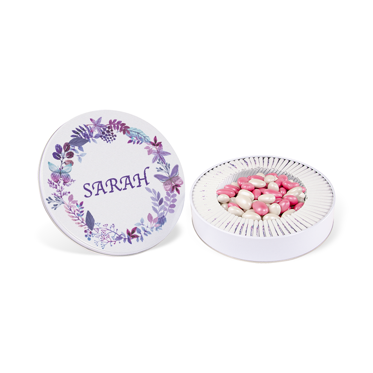 Girl Baby Chocolate -  (Metal Box, 70 pcs  Chocolates + 400 gr Dragee)