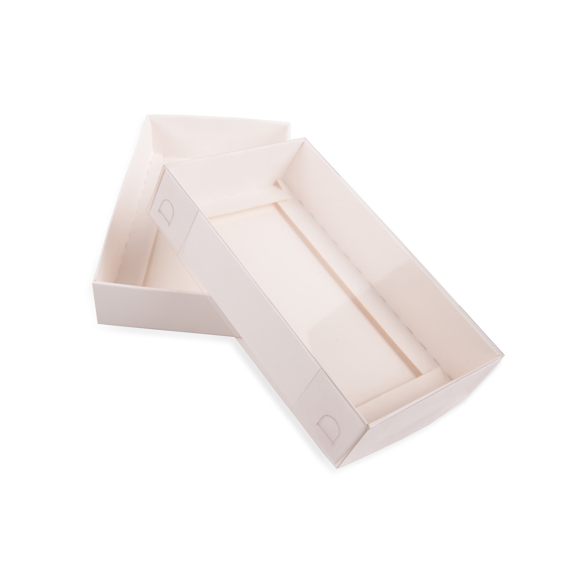 15x9x3 cm Cardboard Box with Clear Lid