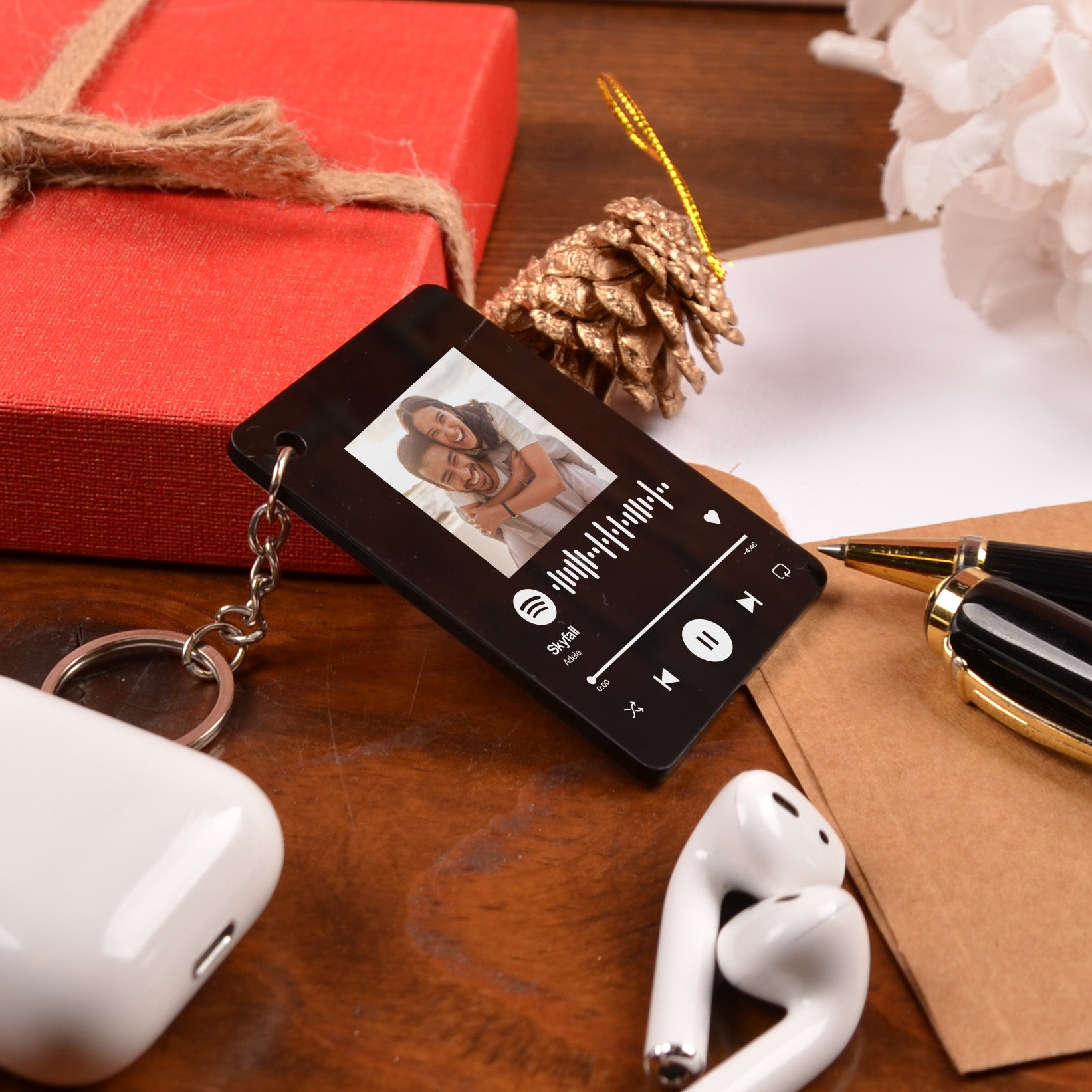 Personalized Song Acrylic Keychain