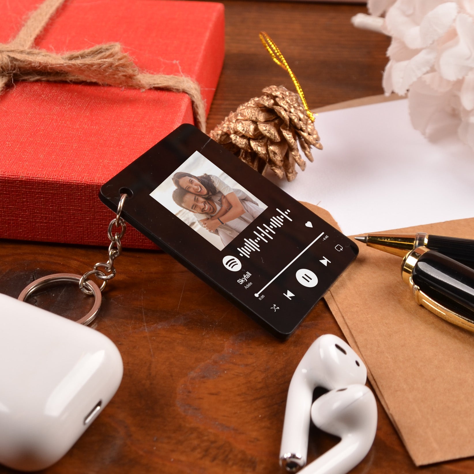 Personalized Song Acrylic Keychain