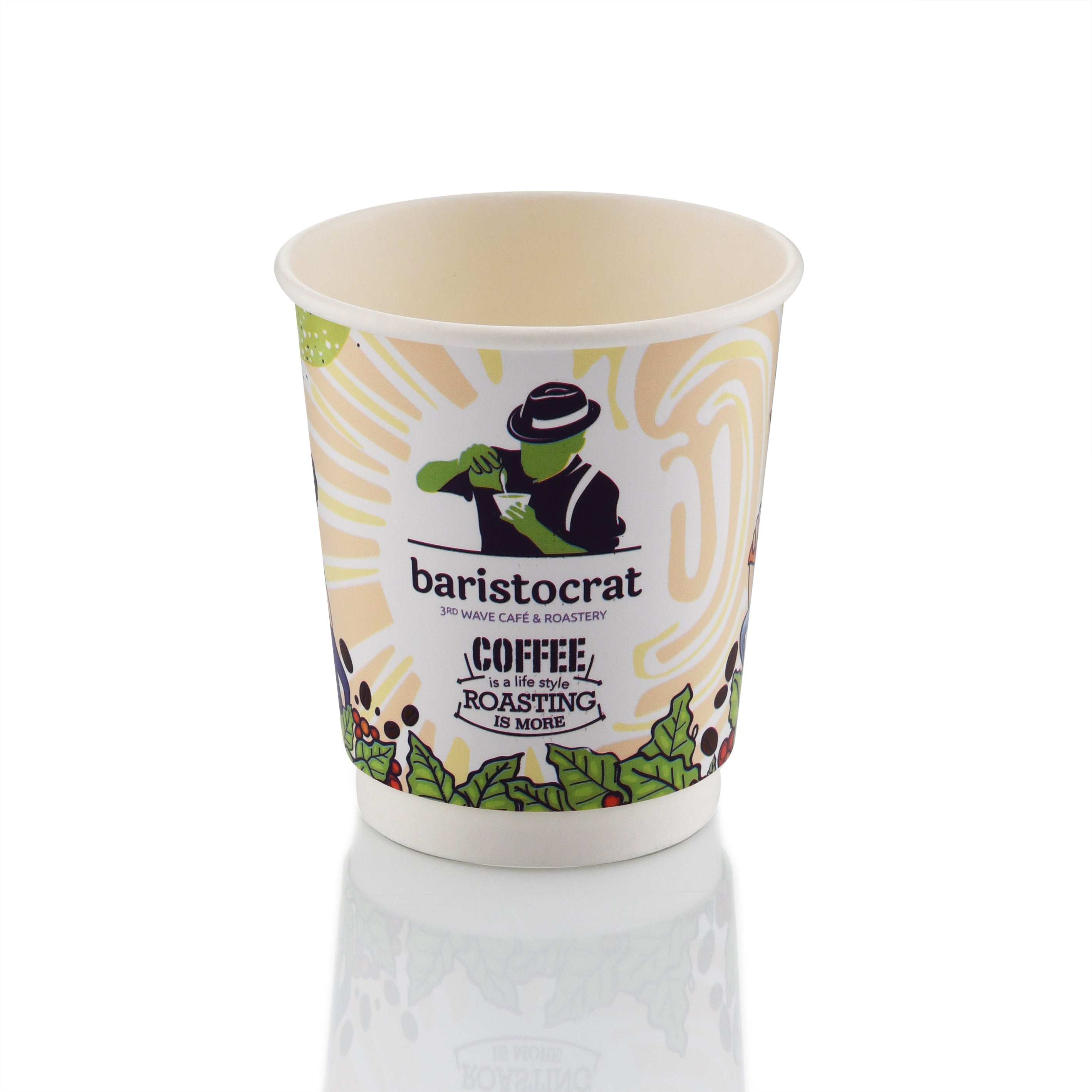 Custom Printed Single Wall Paper Cups – 1000 pcs | 4oz, 7oz & 12oz