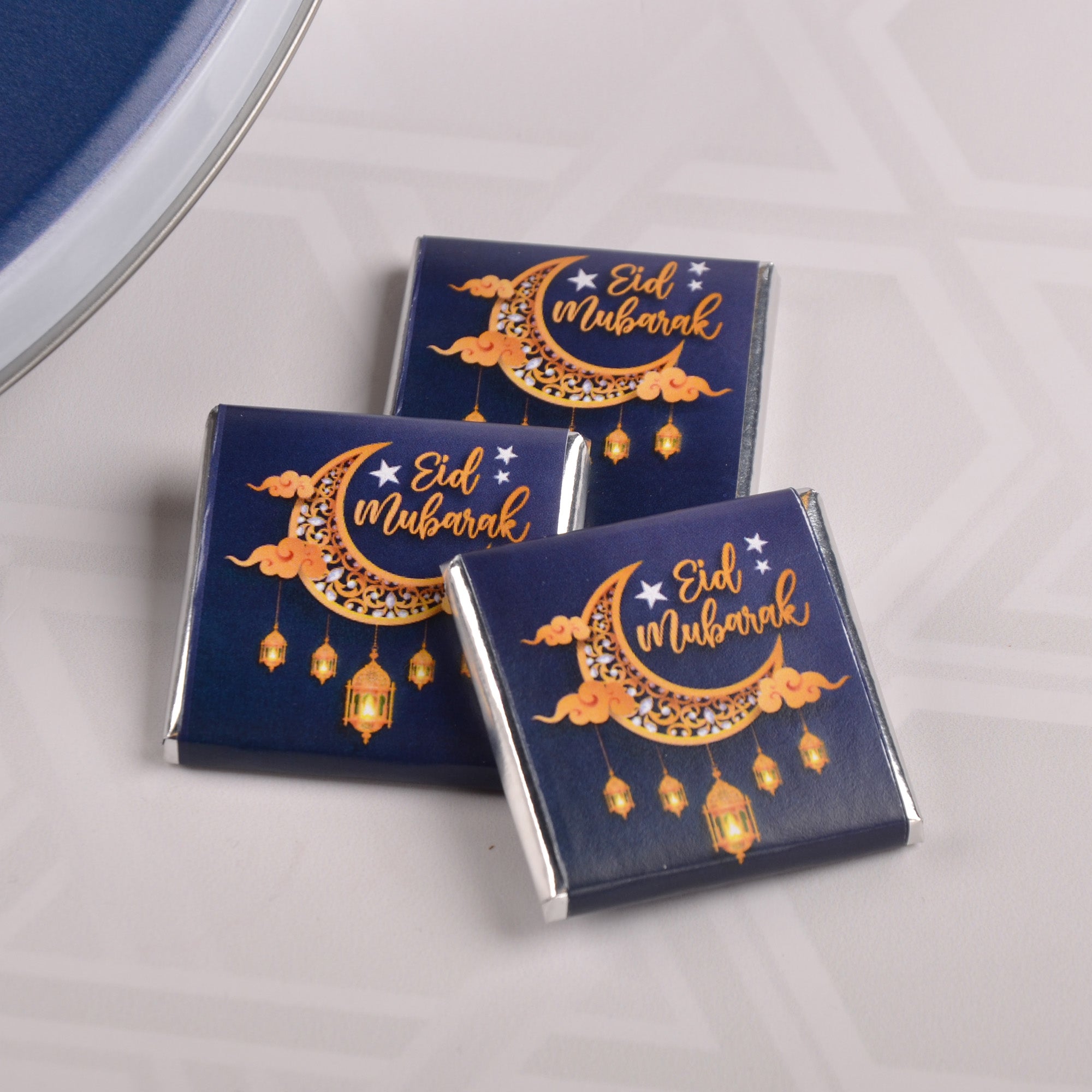 Eid Mubarak Chocolate -  (Metal Box, 100 Chocolates)