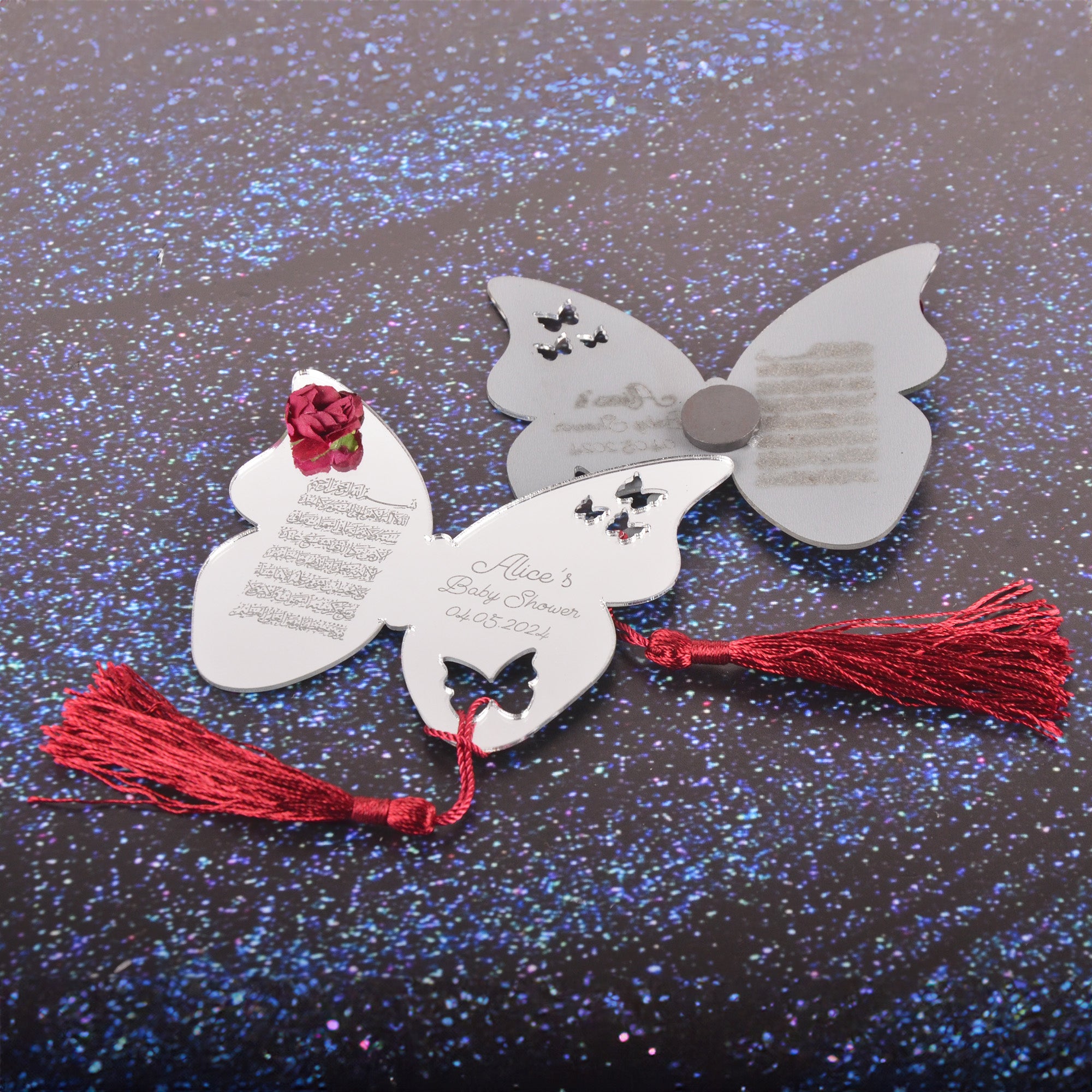 Schmetterling Geburtstag Plexi Magnet (10 Stück)