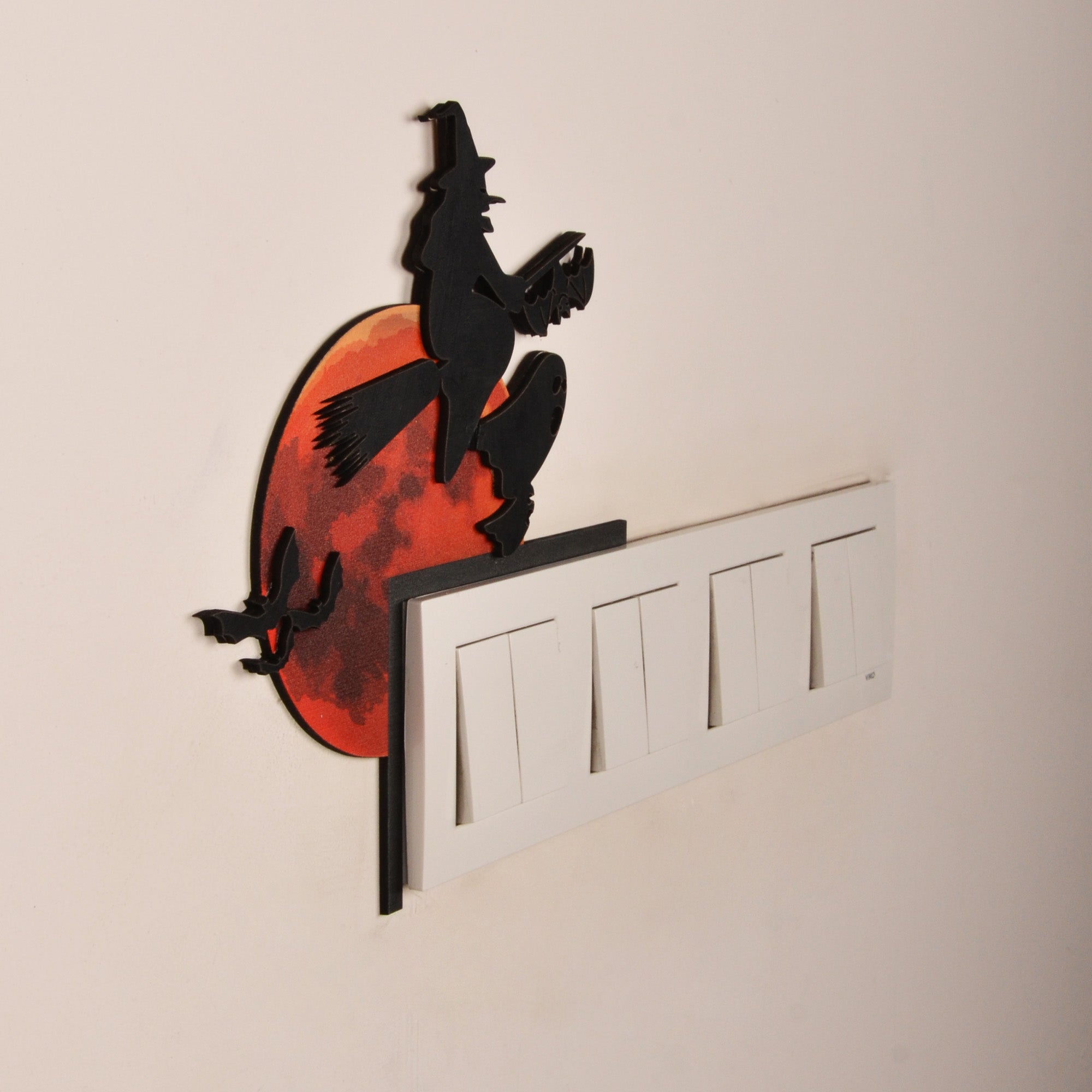 Cute Wooden Halloween Door Corner Decoration