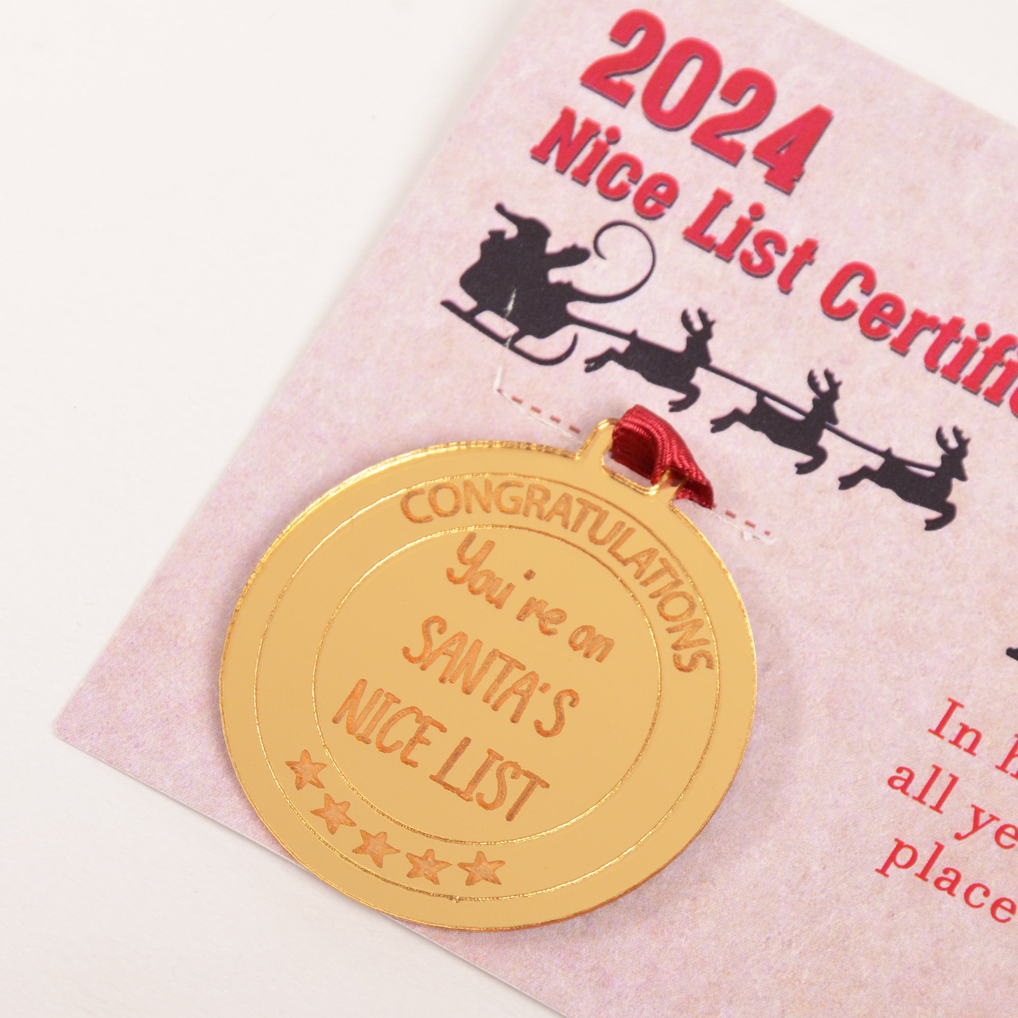 Nice List Medal