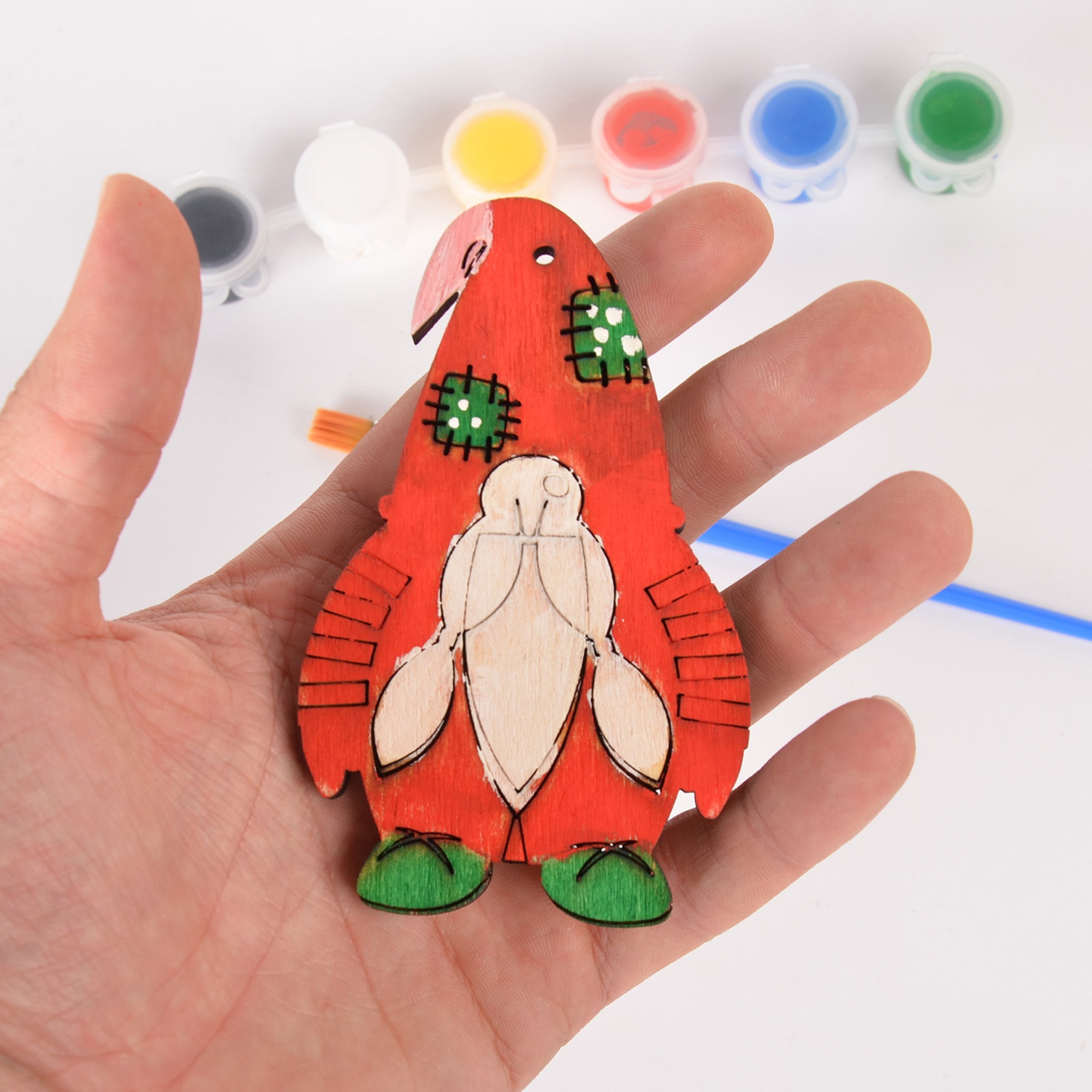 9 pcs. Gnome Ornaments, DIY Ornaments for Christmas Tree