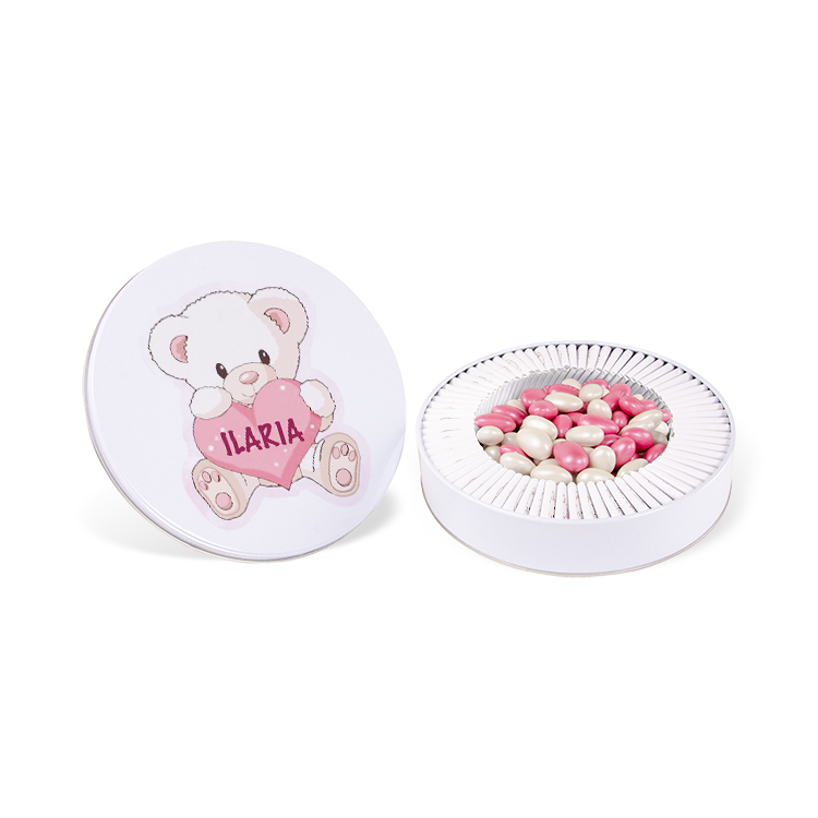 Girl Baby Chocolate -  (Metal Box, 70 pcs  Chocolates + 400 gr Dragee)