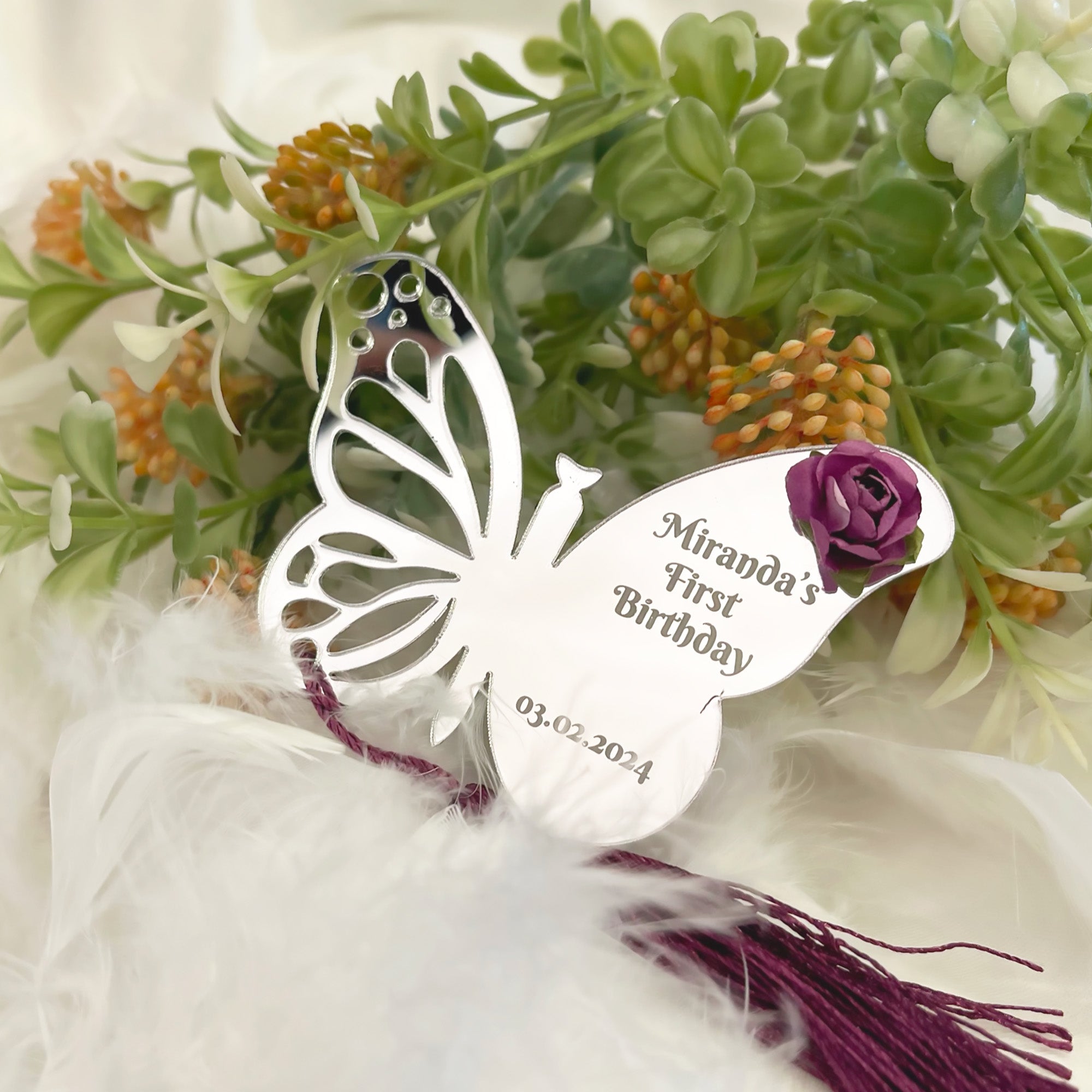 Butterfly Birthday Plexi Magnet (10 pcs)