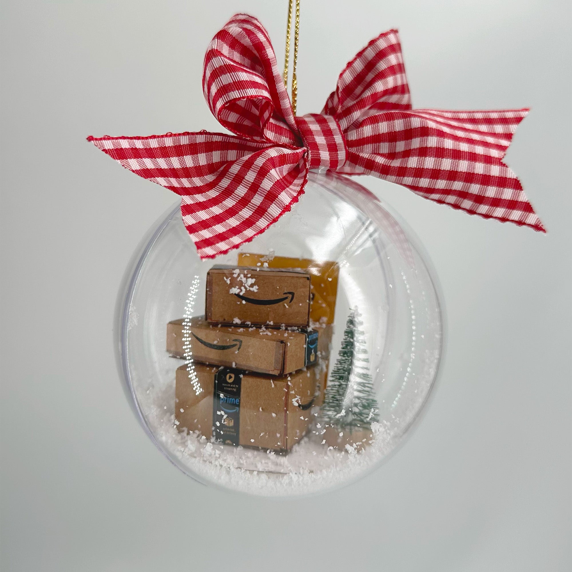 Mini Shopping Boxes Ornament, Shopping Lover Ornament