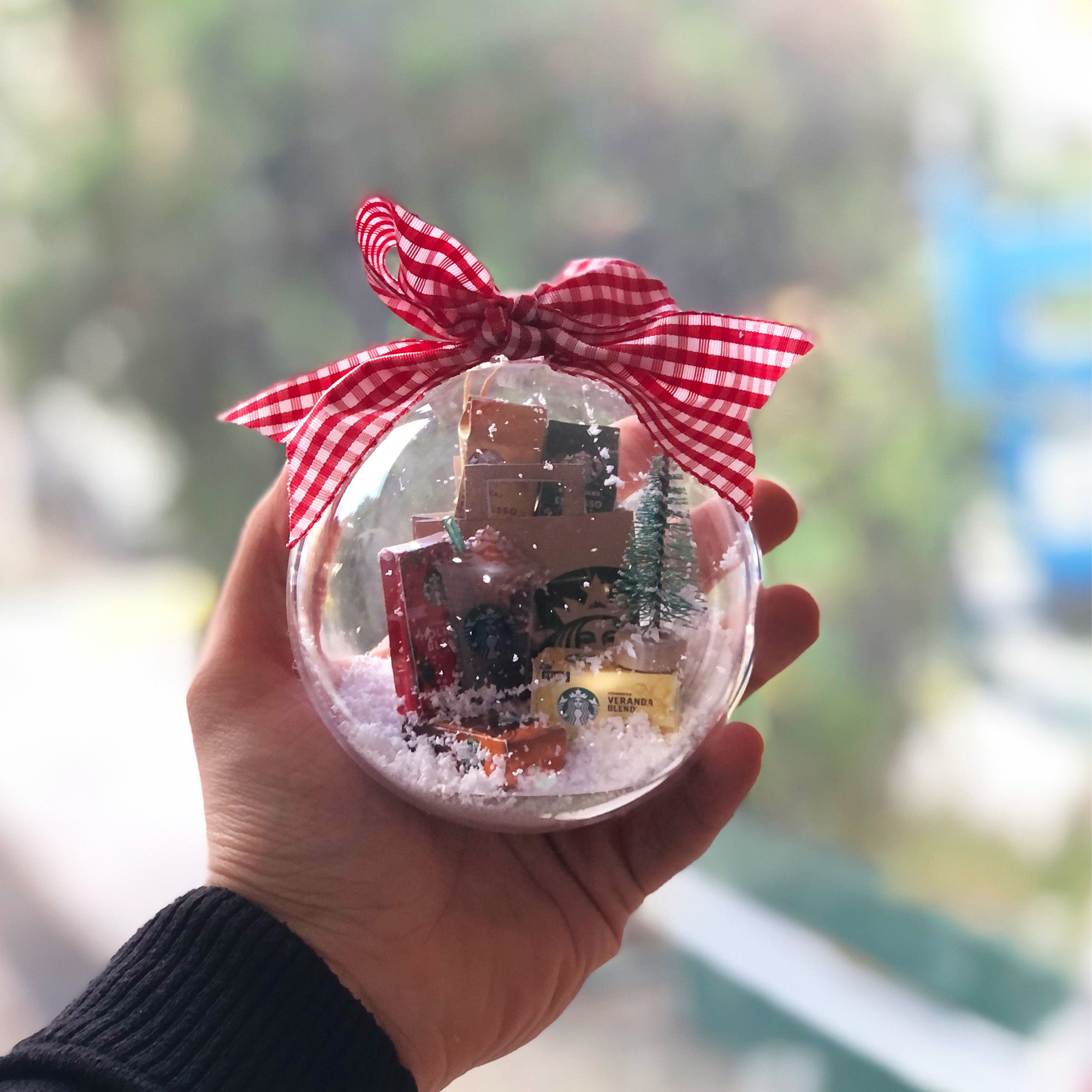 Coffee Lover Ornament, Mini Coffee Boxes Ornament