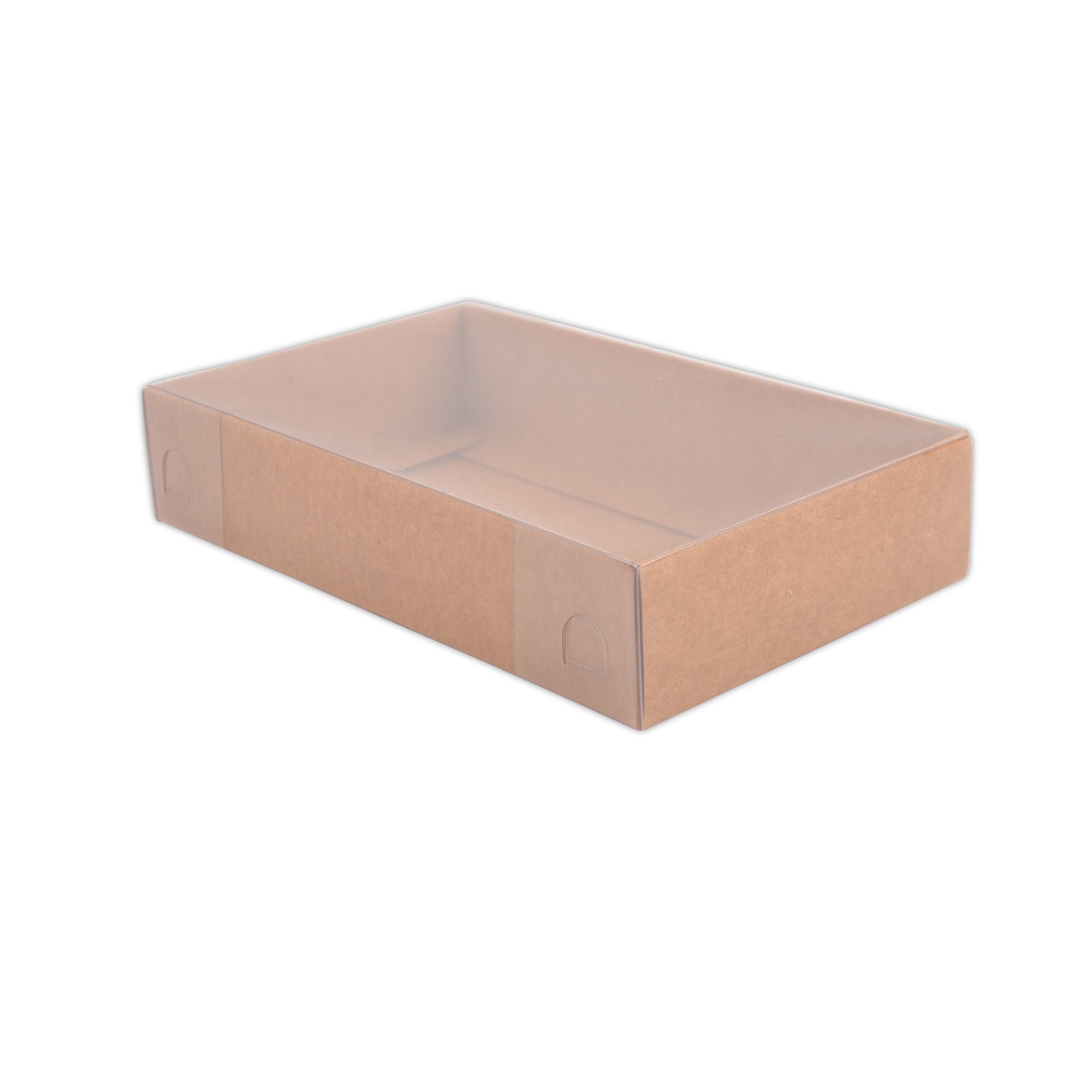 15x9x3 cm Cardboard Box with Clear Lid