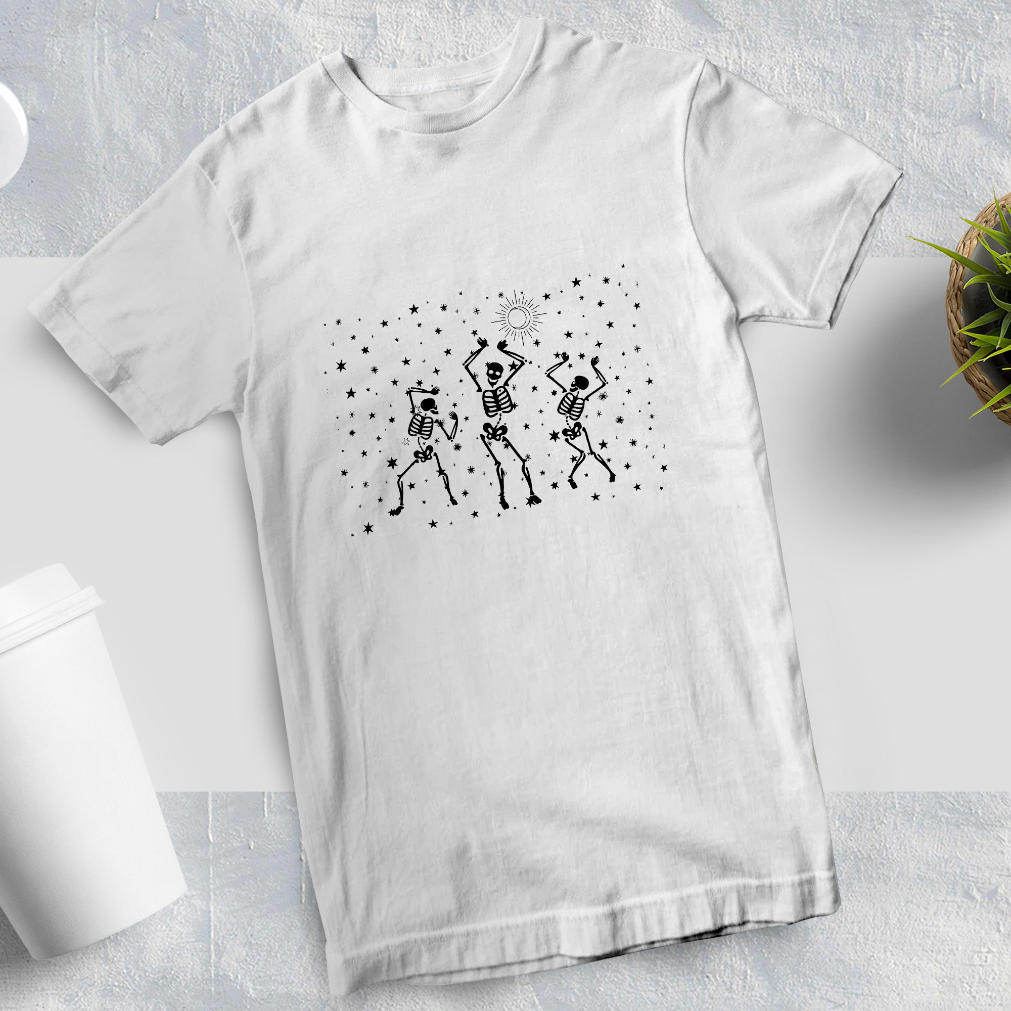 Halloween Dancing Skeleton Unisex T-shirt