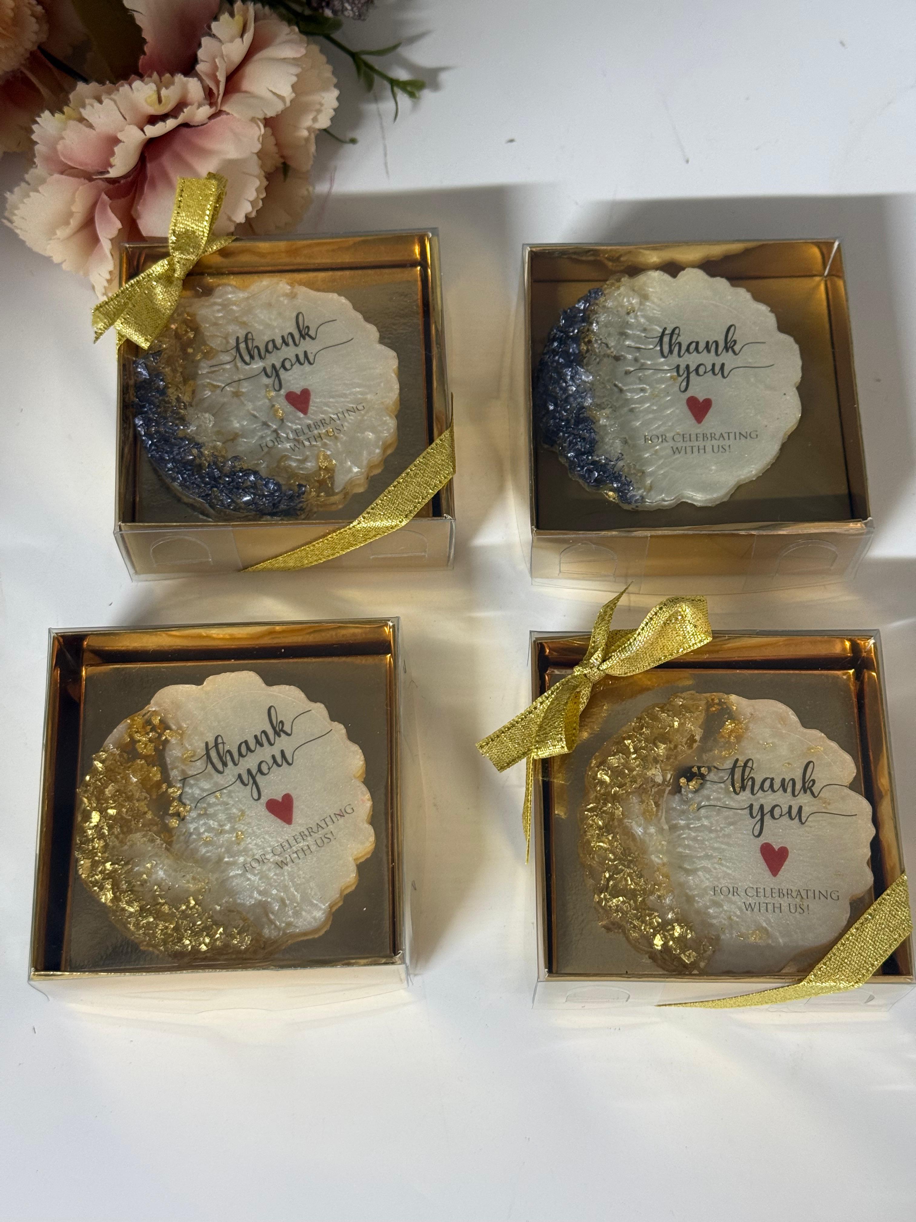 Thank You For Celebrating With Us Resin Wedding Magnet