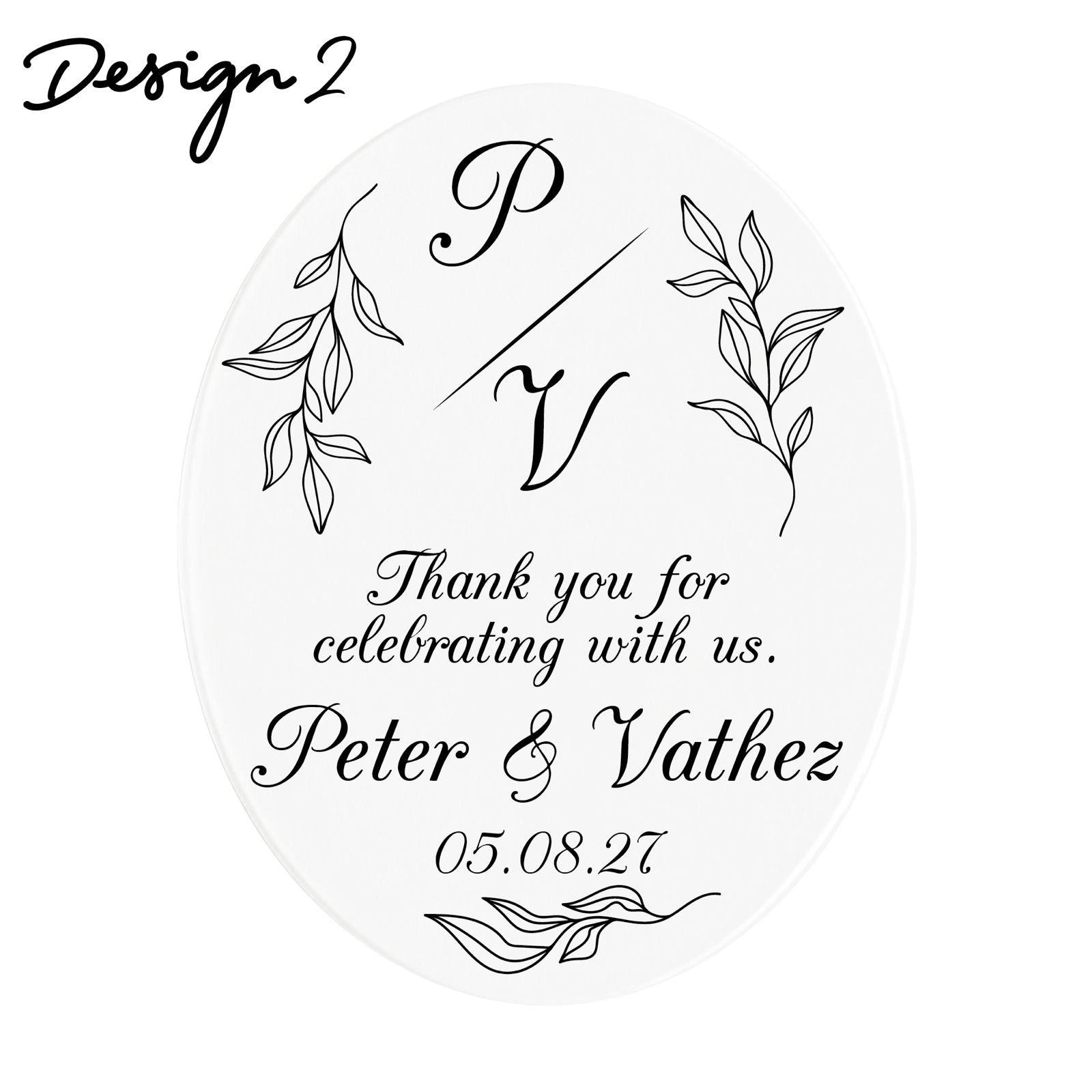 Custom Resin Magnet Wedding Favors – Personalized Epoxy Bridal Shower Gifts for Guests