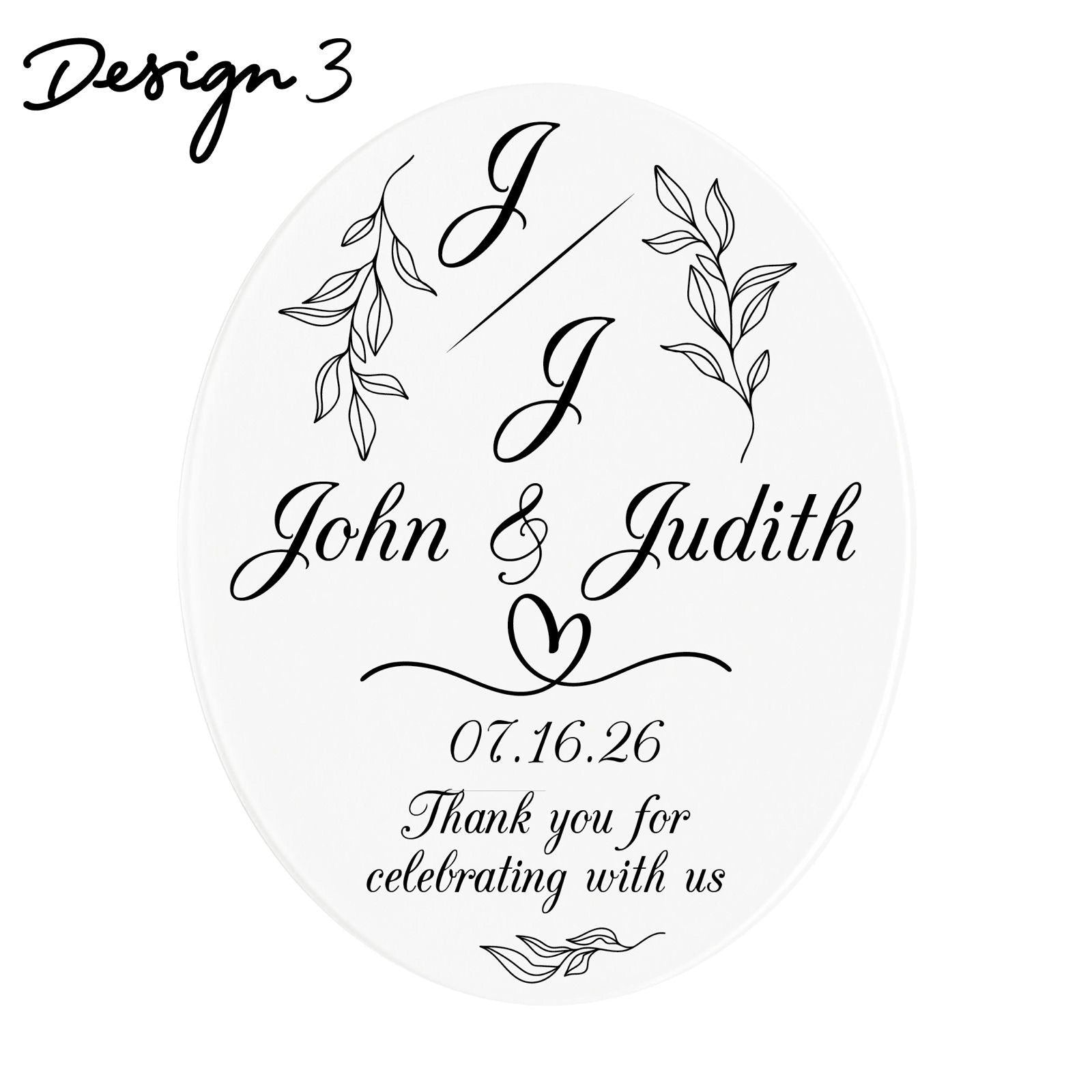 Custom Resin Magnet Wedding Favors – Personalized Epoxy Bridal Shower Gifts for Guests