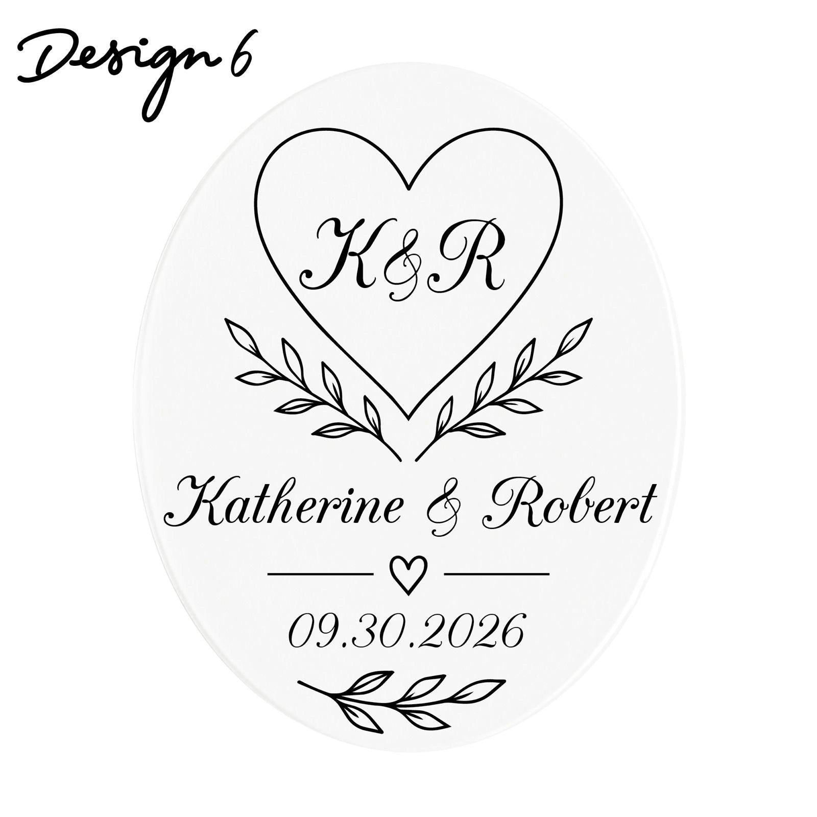 Custom Resin Magnet Wedding Favors – Personalized Epoxy Bridal Shower Gifts for Guests