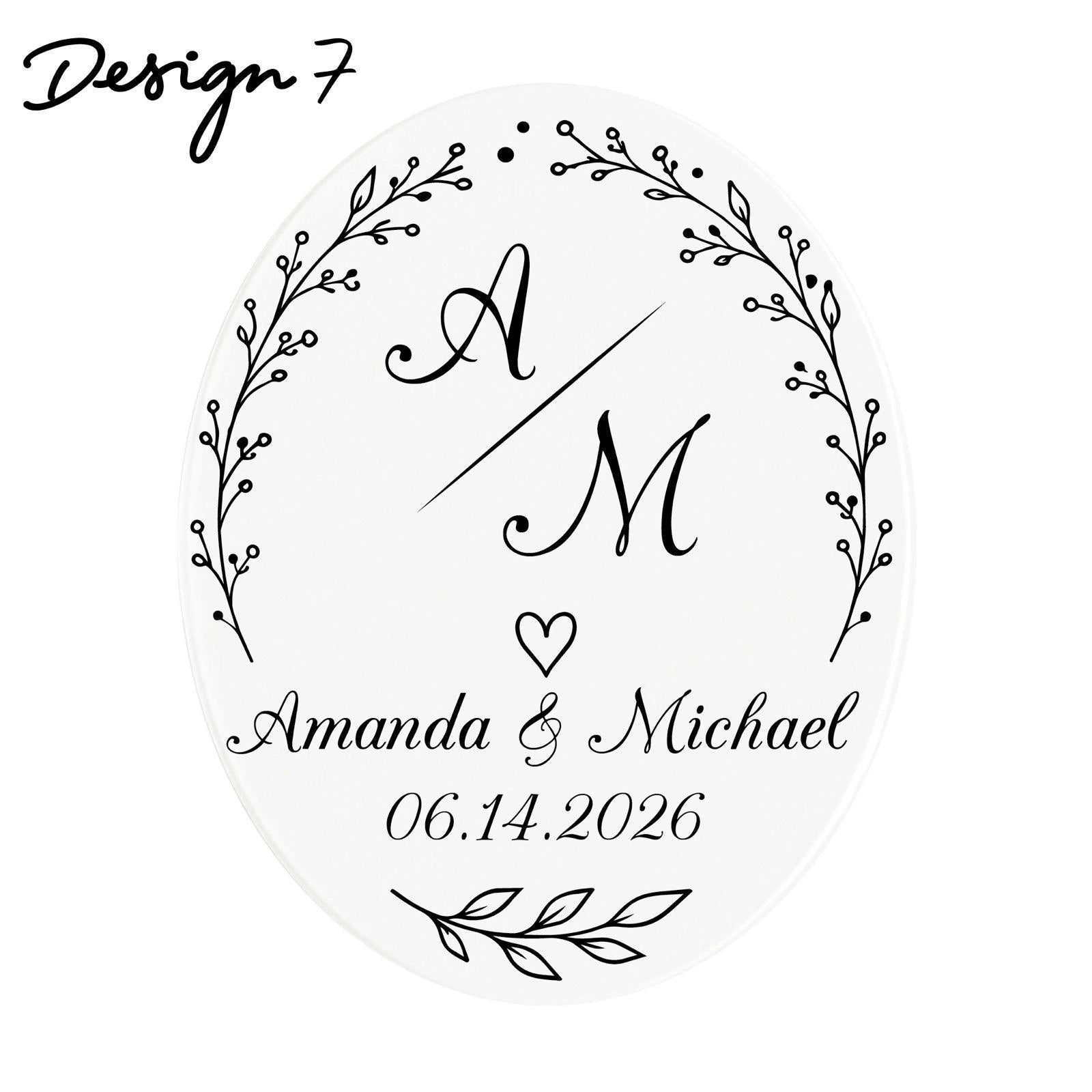 Custom Resin Magnet Wedding Favors – Personalized Epoxy Bridal Shower Gifts for Guests
