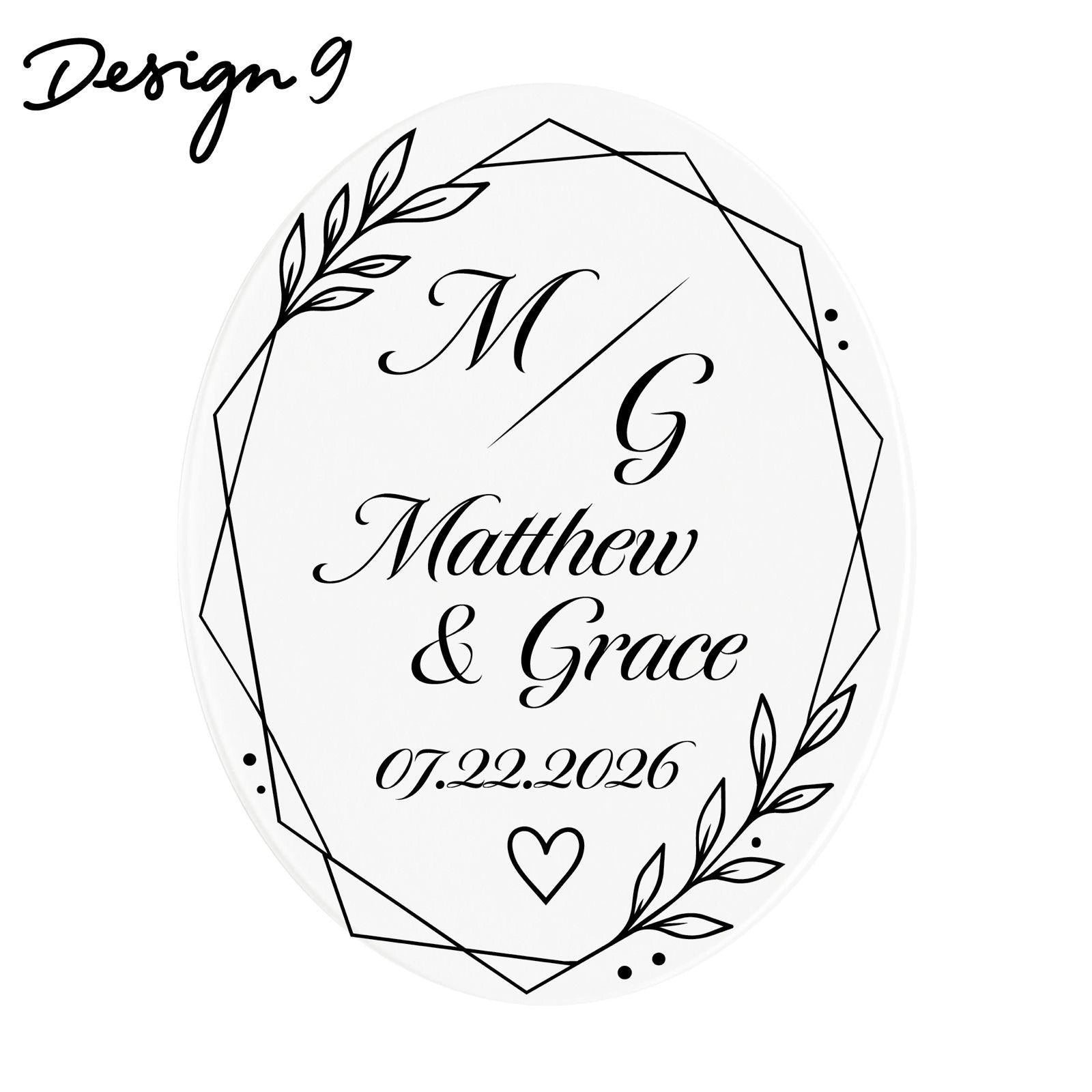 Custom Resin Magnet Wedding Favors – Personalized Epoxy Bridal Shower Gifts for Guests