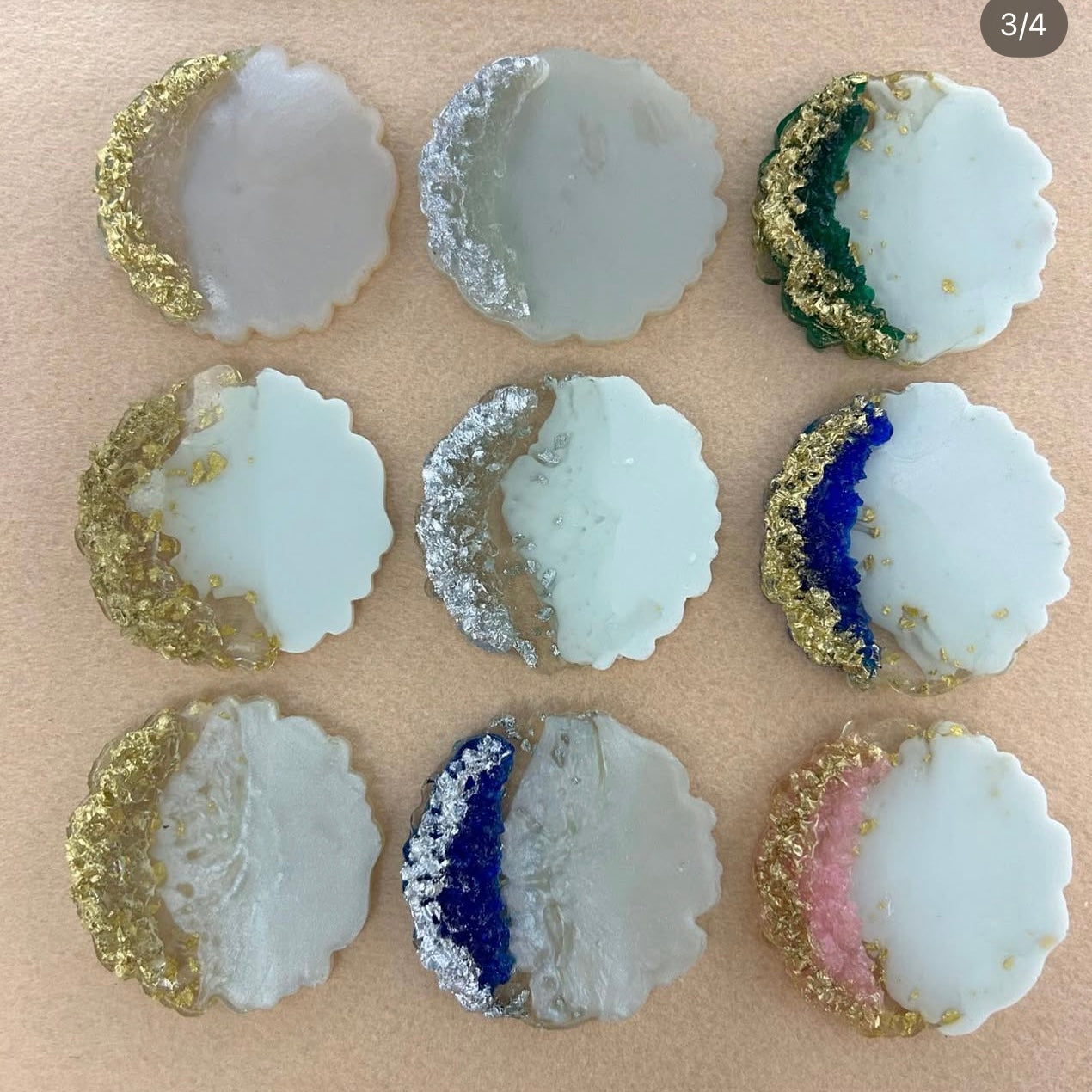 DIY Blank Resin Magnet Epoxy Wedding Favors Bulk Bridal Shower Guest Gift Magnet Keychain for Events