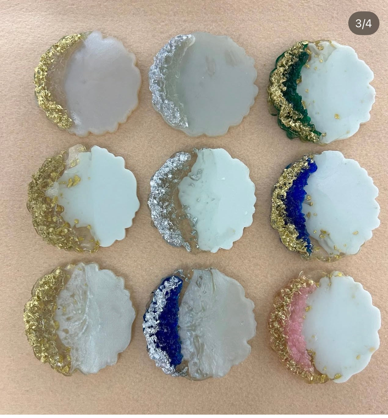 DIY Blank Resin Magnet Epoxy Wedding Favors Bulk Bridal Shower Guest Gift Magnet Keychain for Events