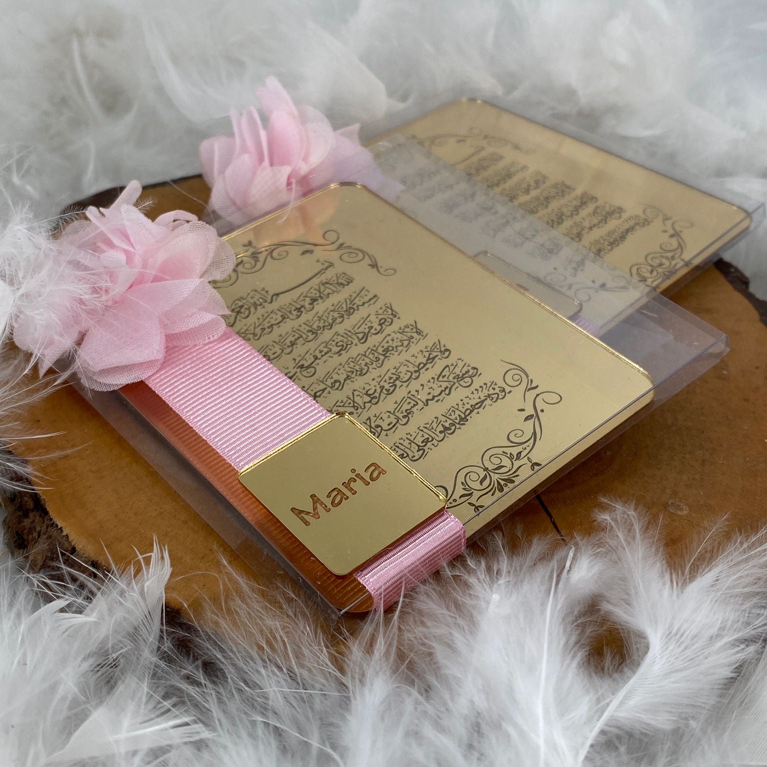 Ameen Favors Plexi Mirror Baby & Wedding Gift