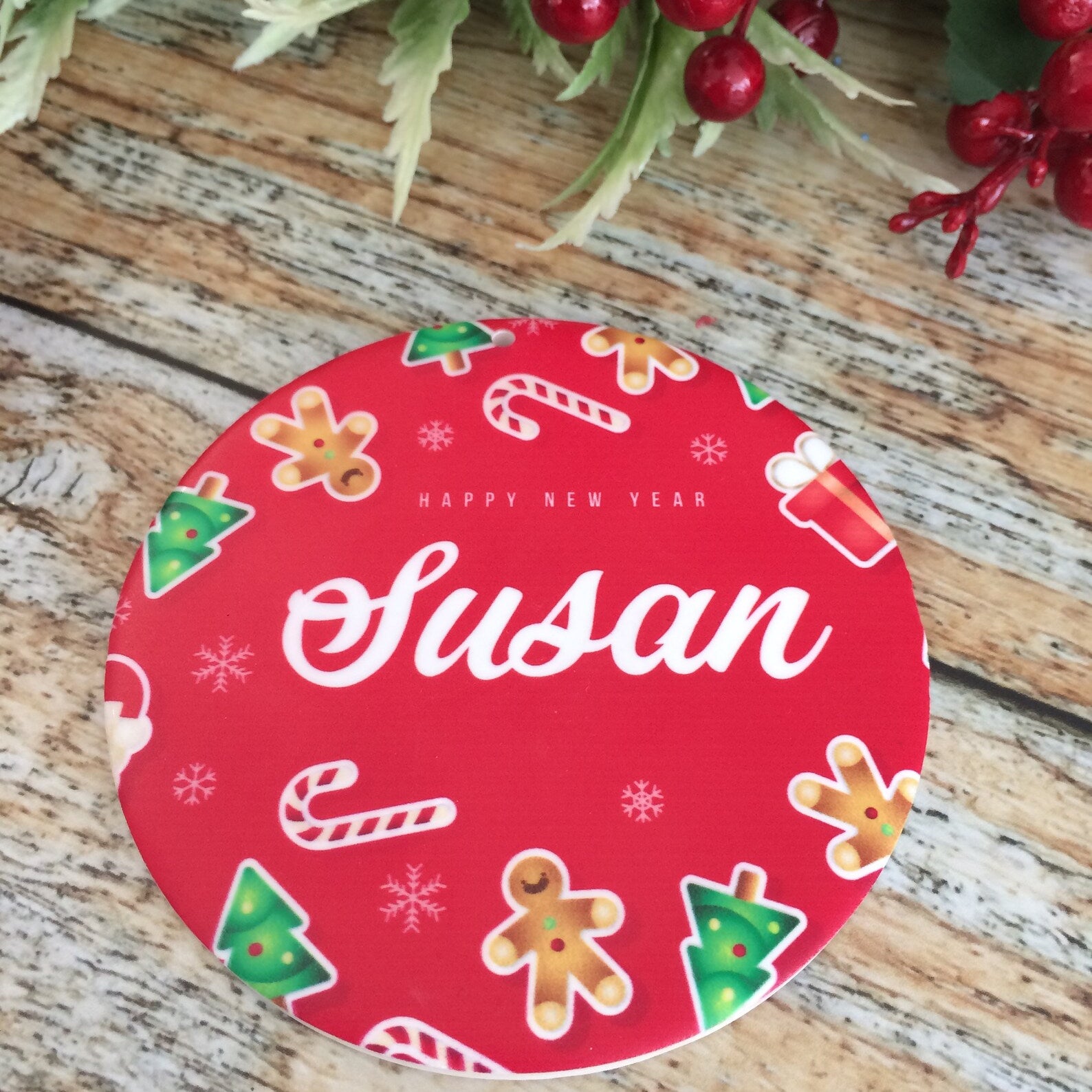 Personalized Ceramic Christmas Ornaments
