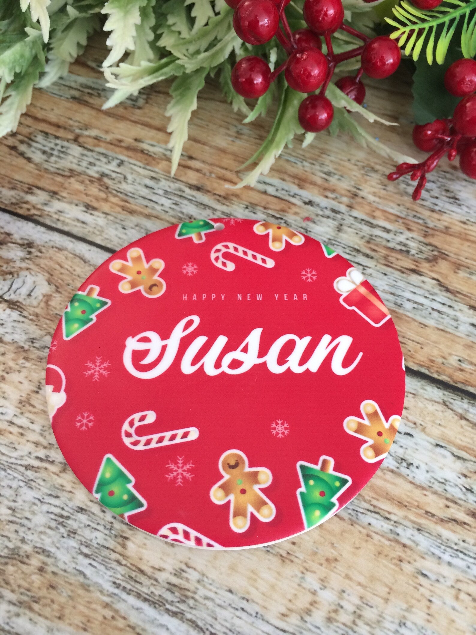 Personalized Ceramic Christmas Ornaments