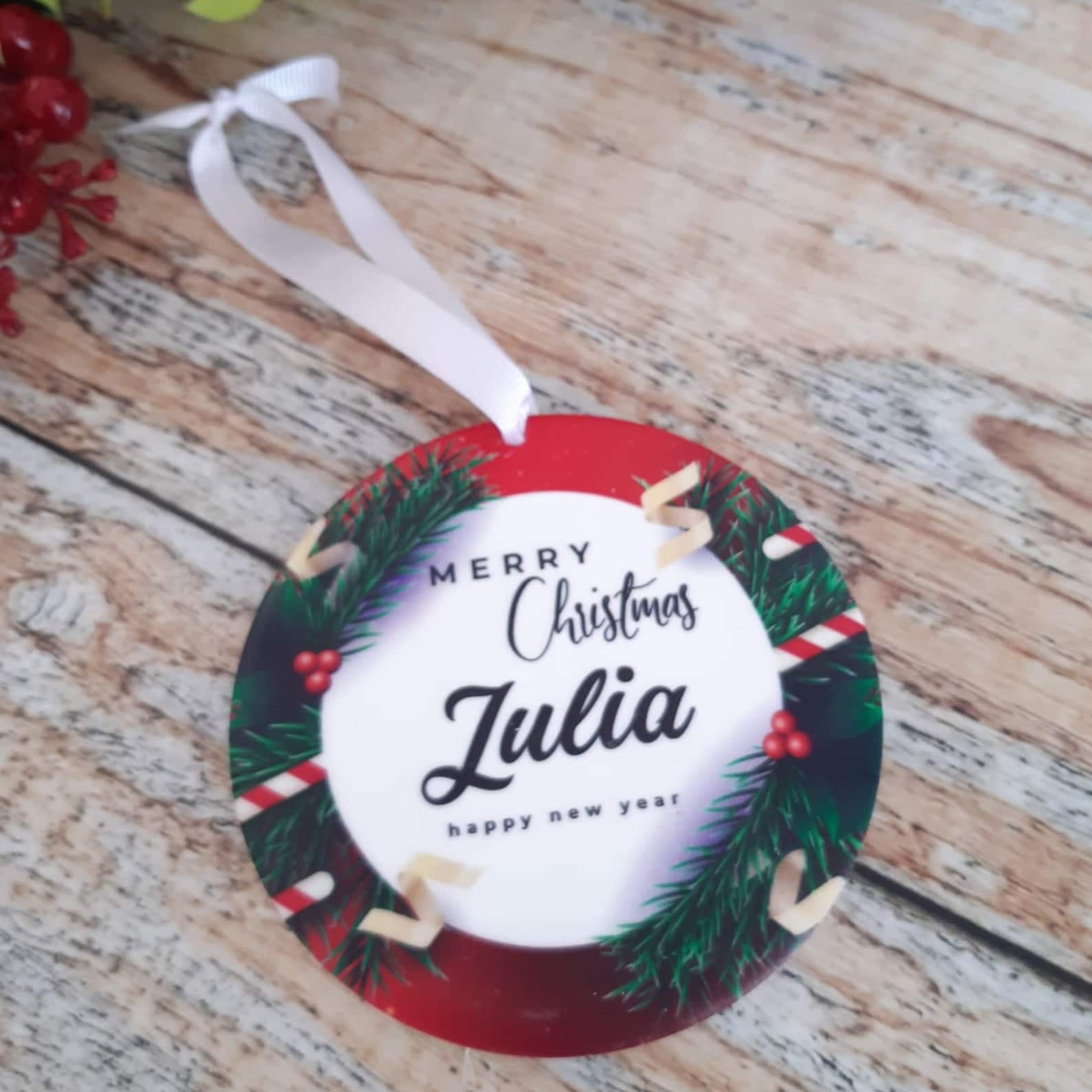 Personalized Ceramic Christmas Ornaments