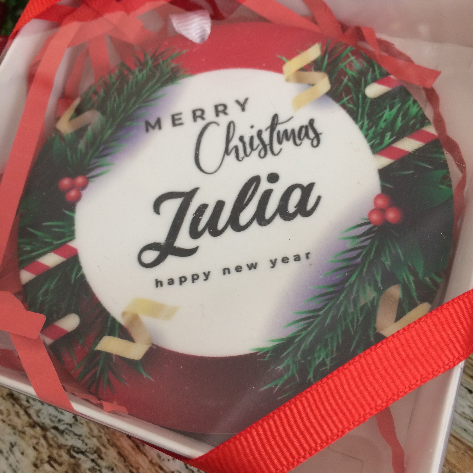 Personalized Ceramic Christmas Ornaments