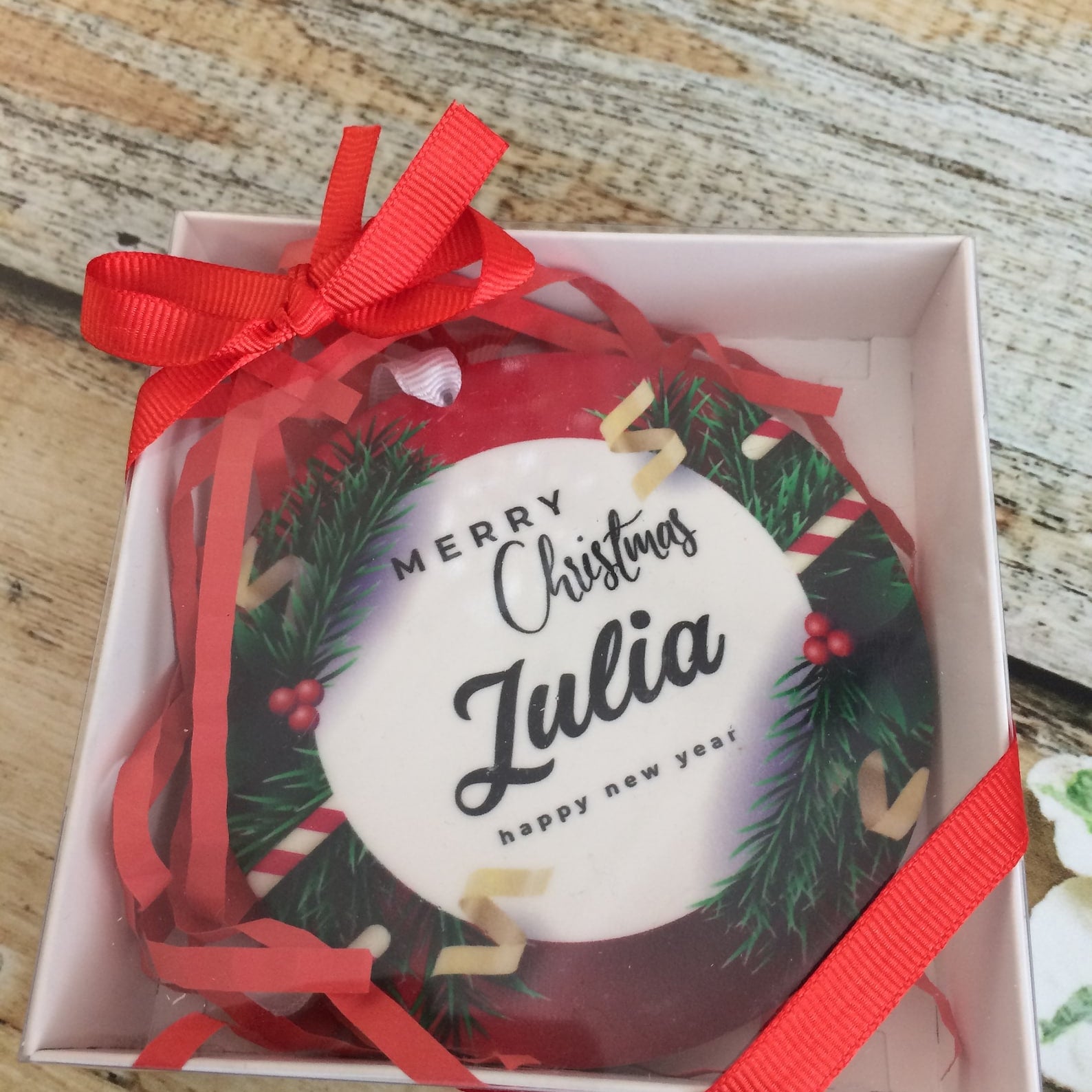 Personalized Ceramic Christmas Ornaments