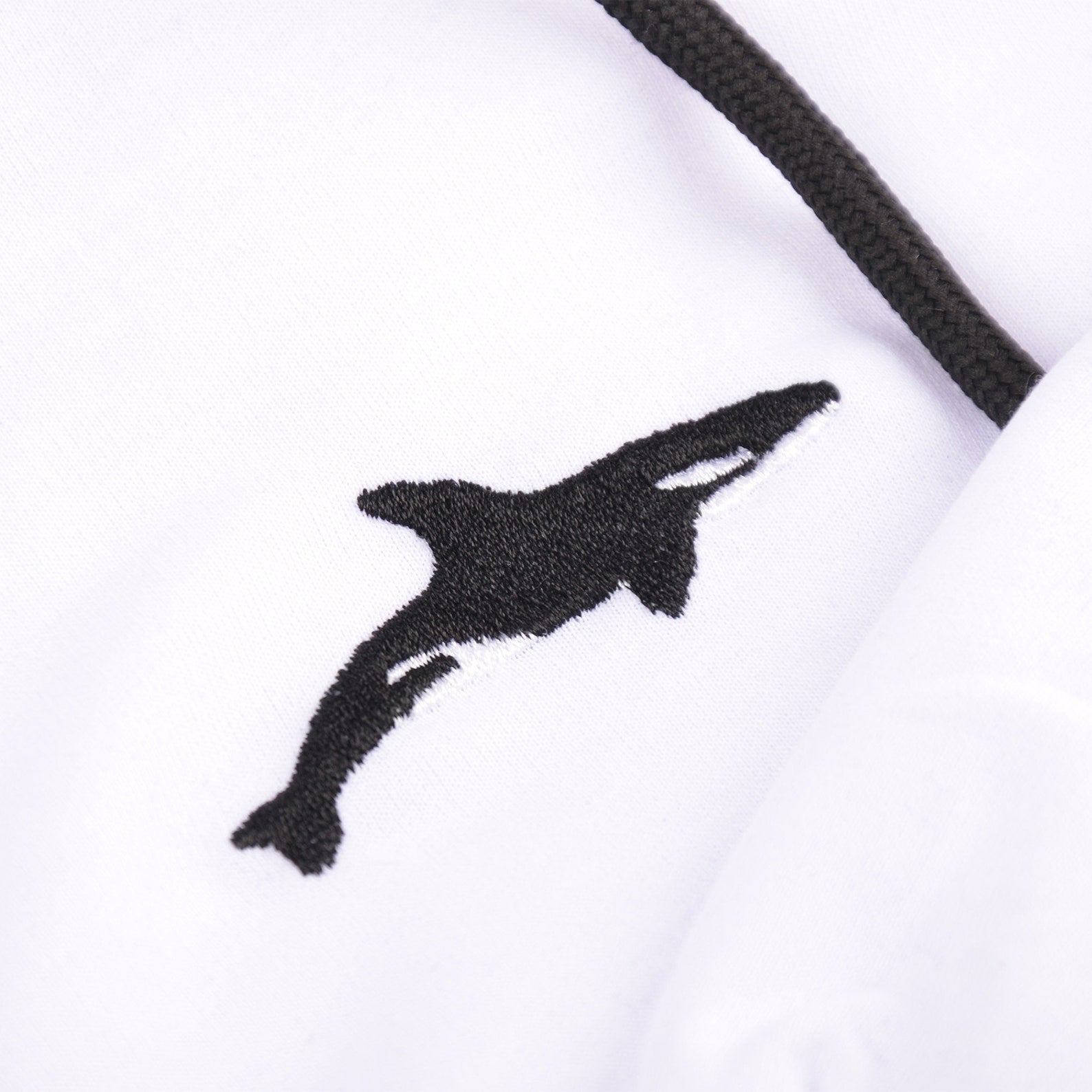 Felpa con cappuccio unisex dal design Orca