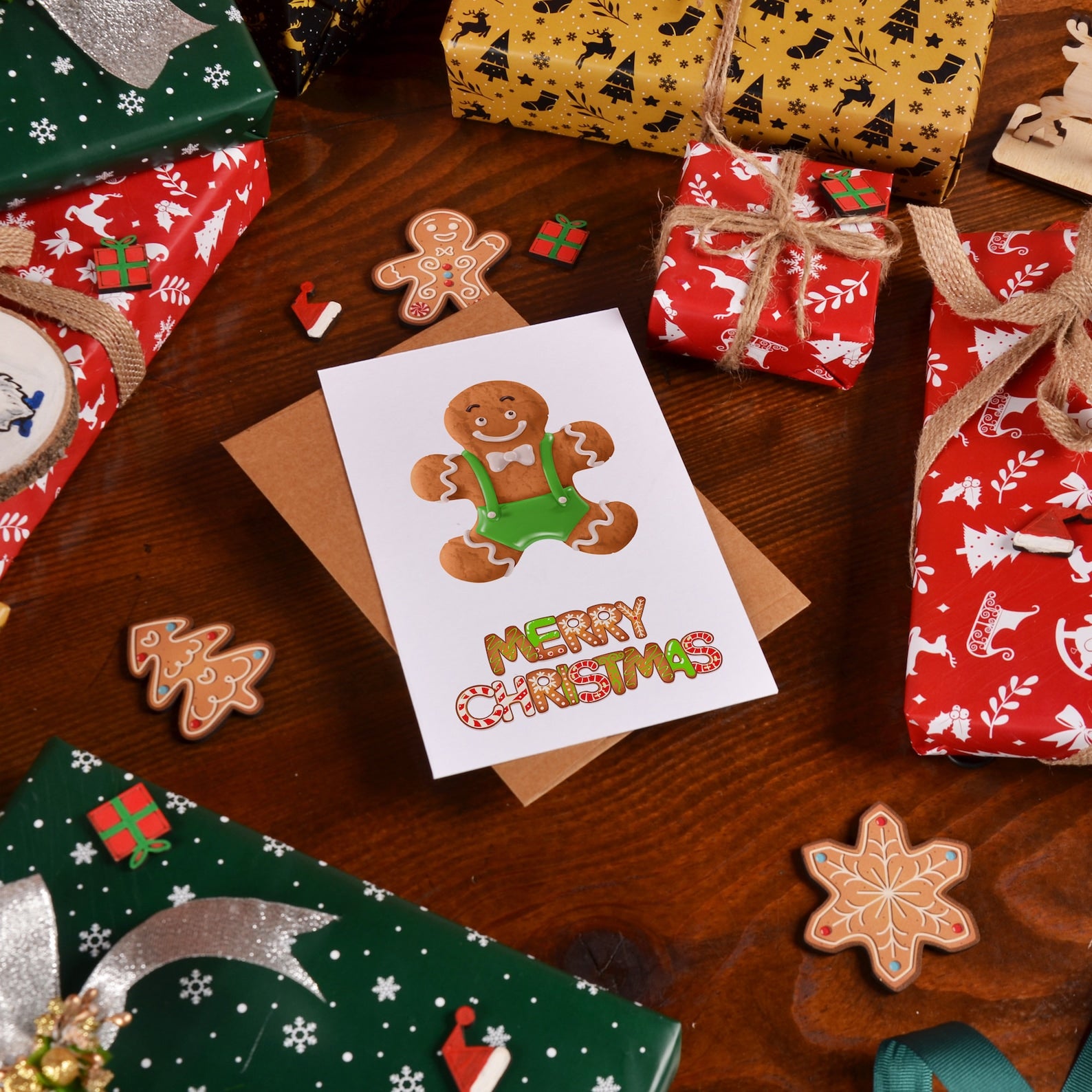 Buoni regalo di Natale | Cartoline d'auguri con messaggio di buon Natale