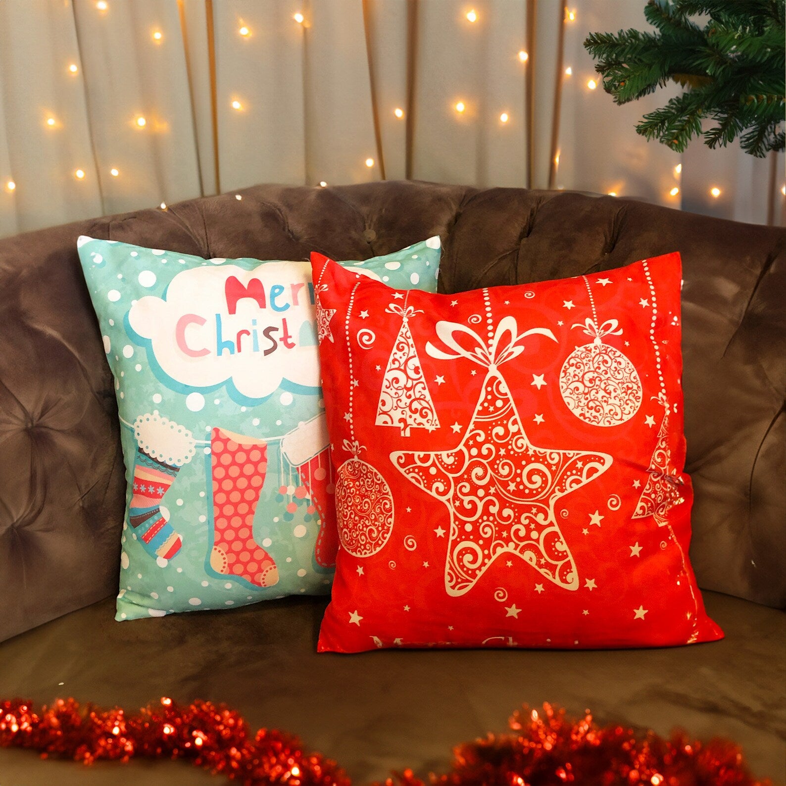 Christmas Decoration Pillow Set
