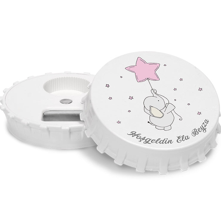 Baby Girl Round Magnet & Bottle Opener ( 20 pcs )
