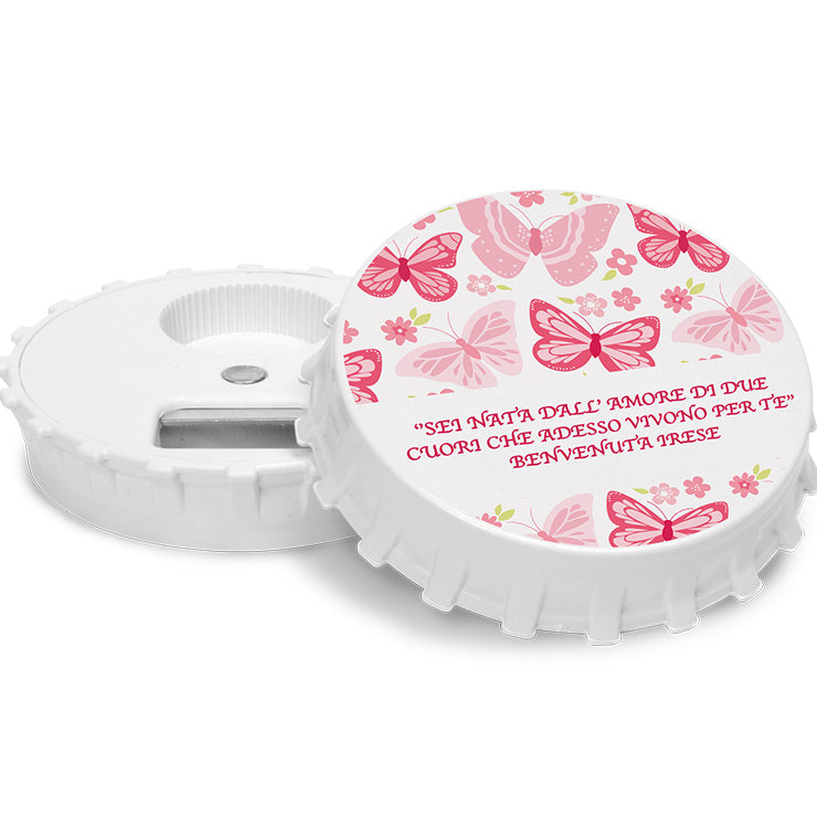 Baby Girl Round Magnet & Bottle Opener ( 20 pcs )