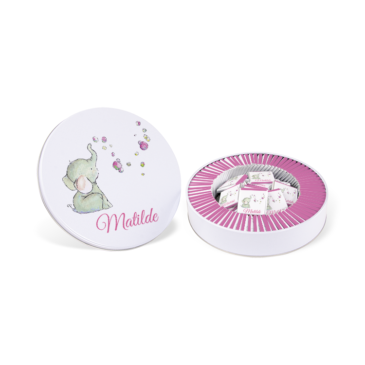 Girl Baby Chocolate -  (Metal Box, 100 Chocolates)