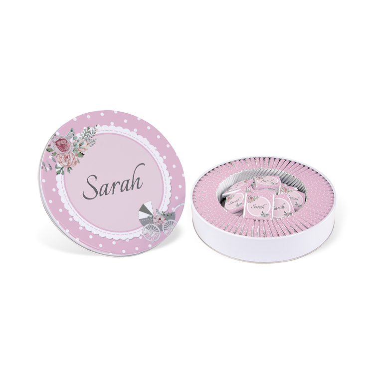 Girl Baby Chocolate -  (Metal Box, 100 Chocolates)